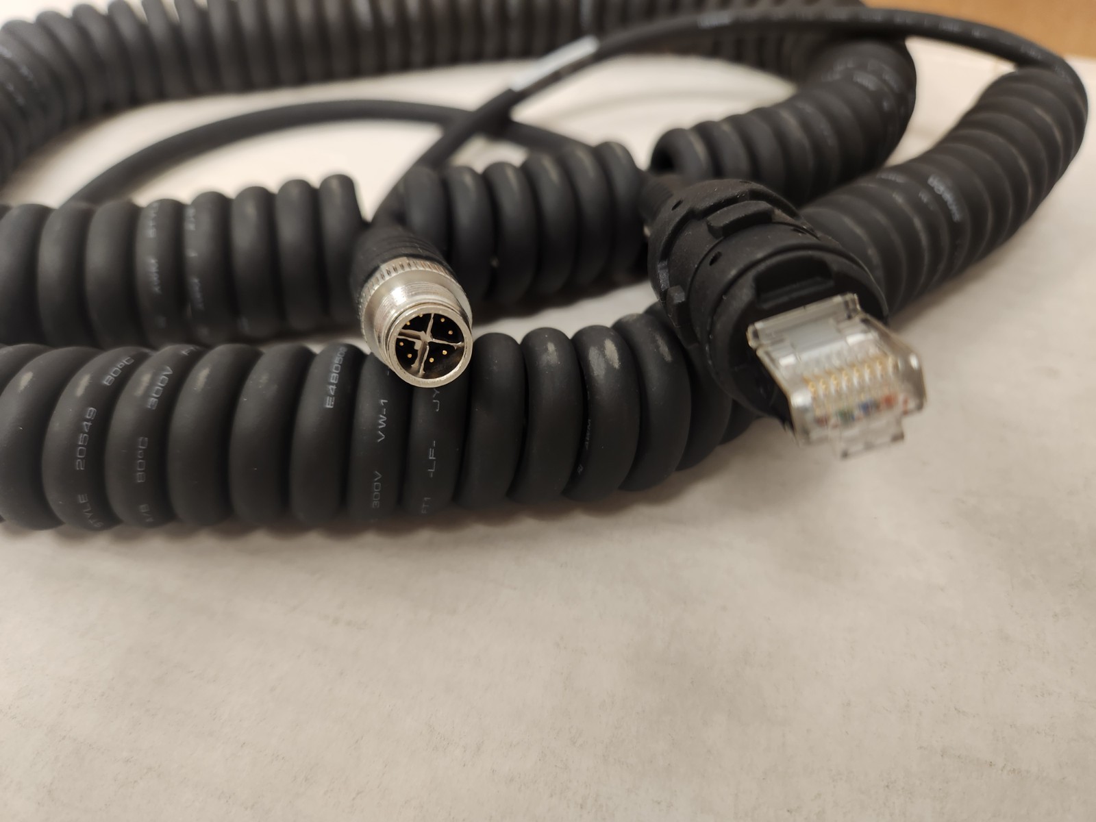 COGNEX NEW in packaging, Ethernet Cable, 5M, Coiled, for DataMan 8700 Reader