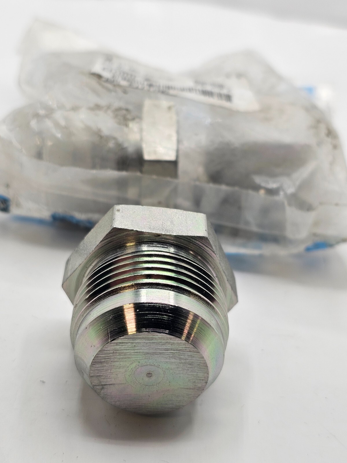 ( QTY 4 ) 1” JIC 37 Degree Flare Male Plug Jic Plug Steel Fitting 79711