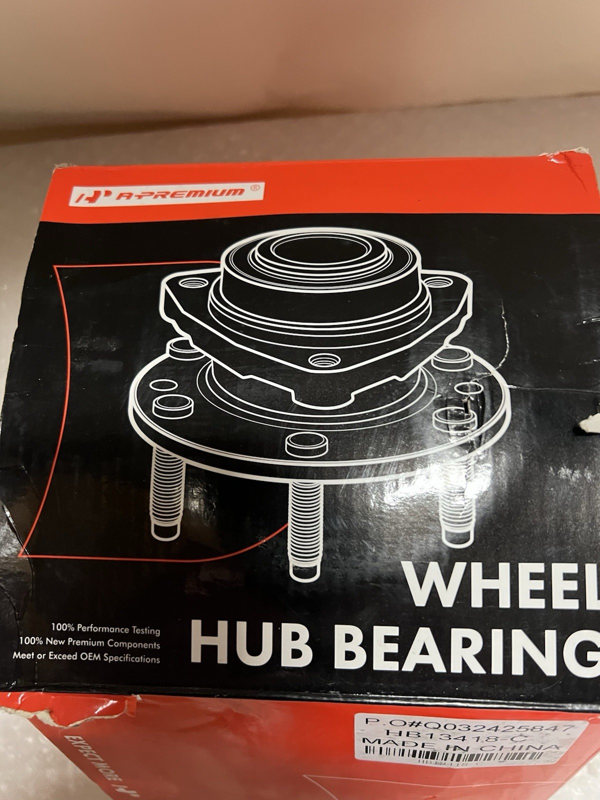Front Wheel Bearing Hub Assembly & Wheel Bearings A-Premium HB13418-C