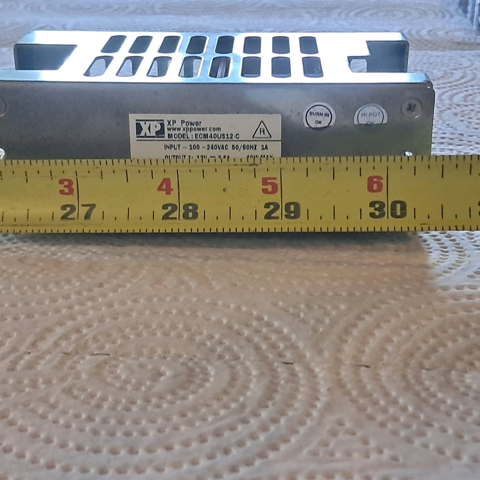 XP Power ECM40US12-C Input 100-240VAC 1A Output 12V 3.5A 40W Max Power Supply