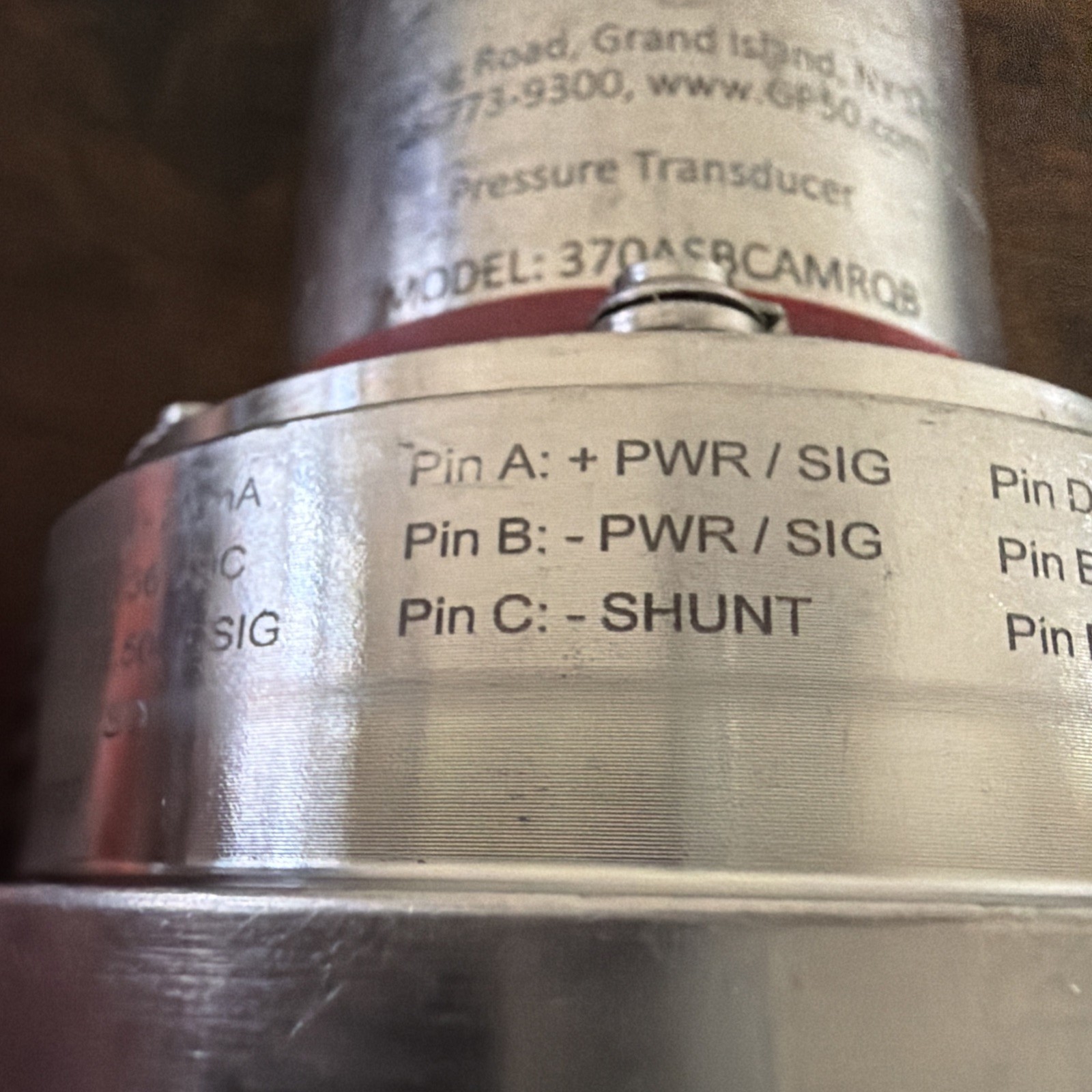 WECO Hammer Union GP:50 Pressure Transducer 370ASBCAMRQB 0-15,000 PSIG