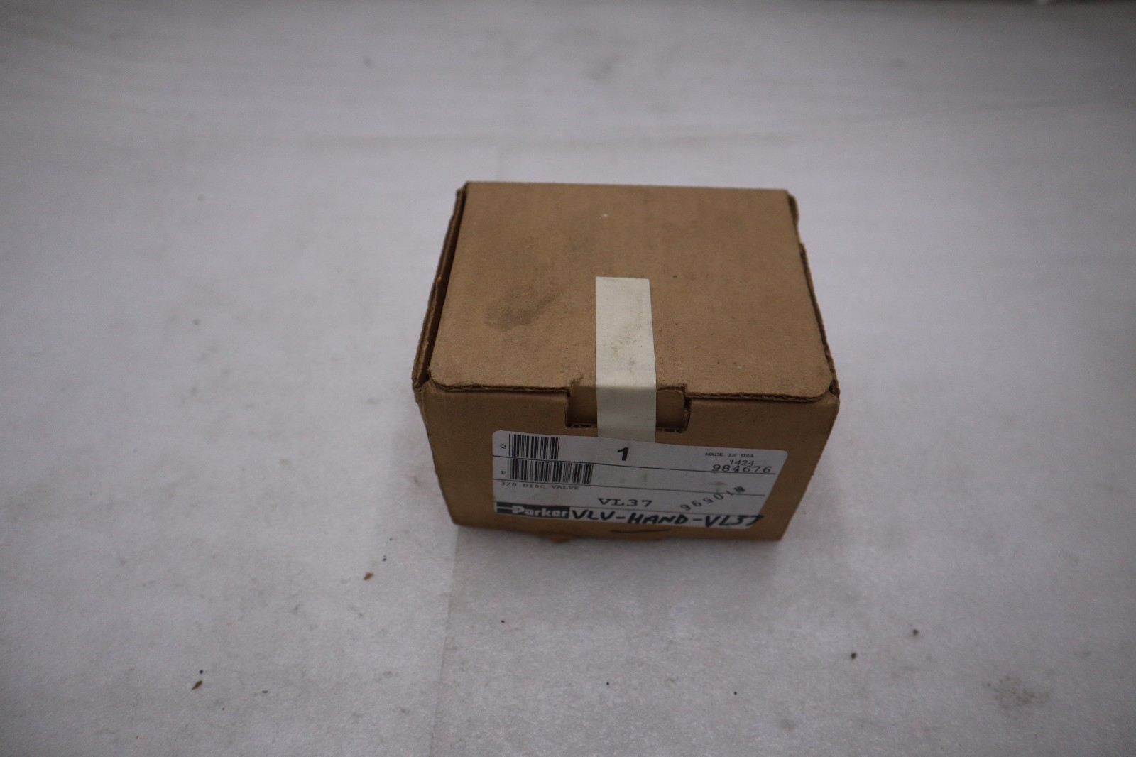 PARKER VL37 150PSI 3/8″ DISC VALVE – NEW IN BOX – STOCK GF208A
