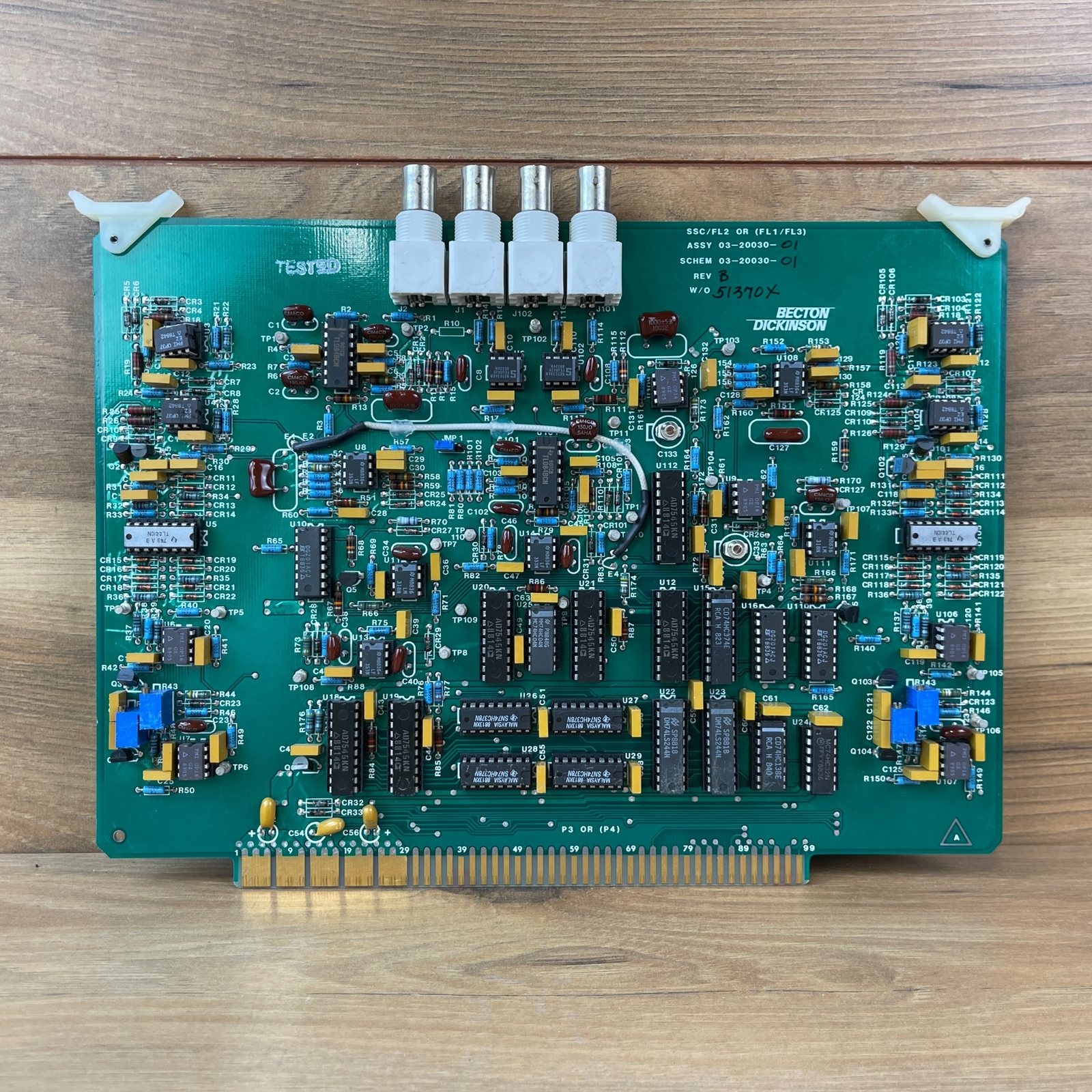 Becton Dickinson SSC/FL2 (FL1/FL3) 03-20030-01 FAC Scan Circuit Board Assy