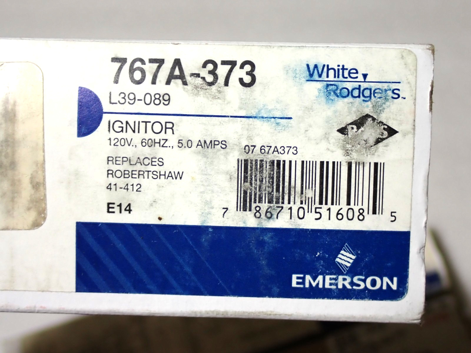 GENUINE 767A-373 L39-089 EMERSON WHITE RODGERS Ignitor LOT OF [3] NEW