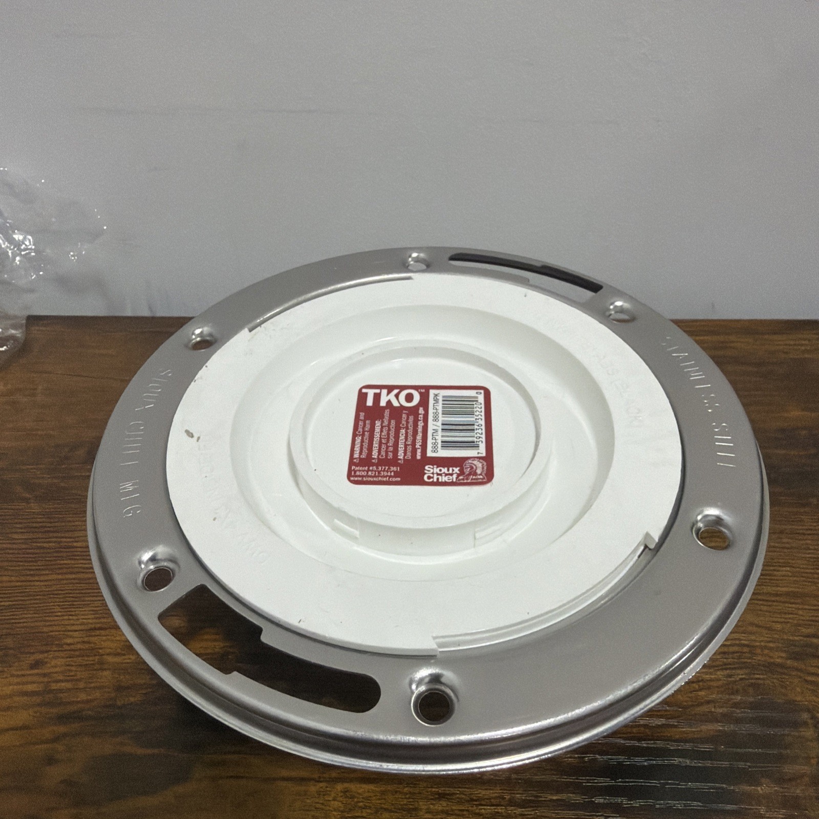 Sioux Chief 888 Ptm Tko Pvc Closet Flange 3 Inch Stainless Steel Ring