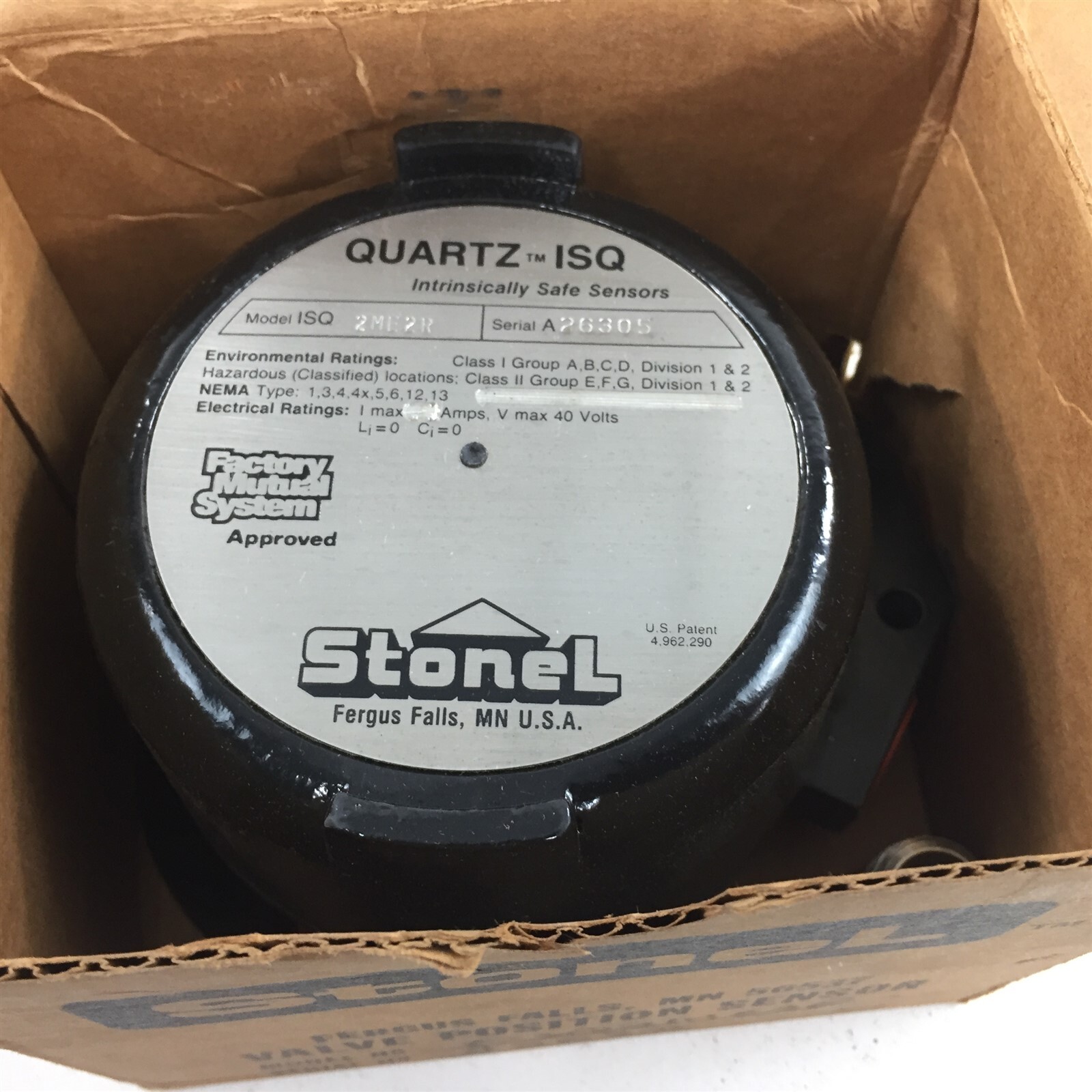 StoneL ISQ2ME2R Quartz ISQ Valve Position Sensor