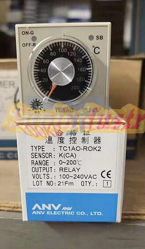 .1Pcs New ANV temperature controller TC1AO-RPK2 0~200″C 100-240VAC