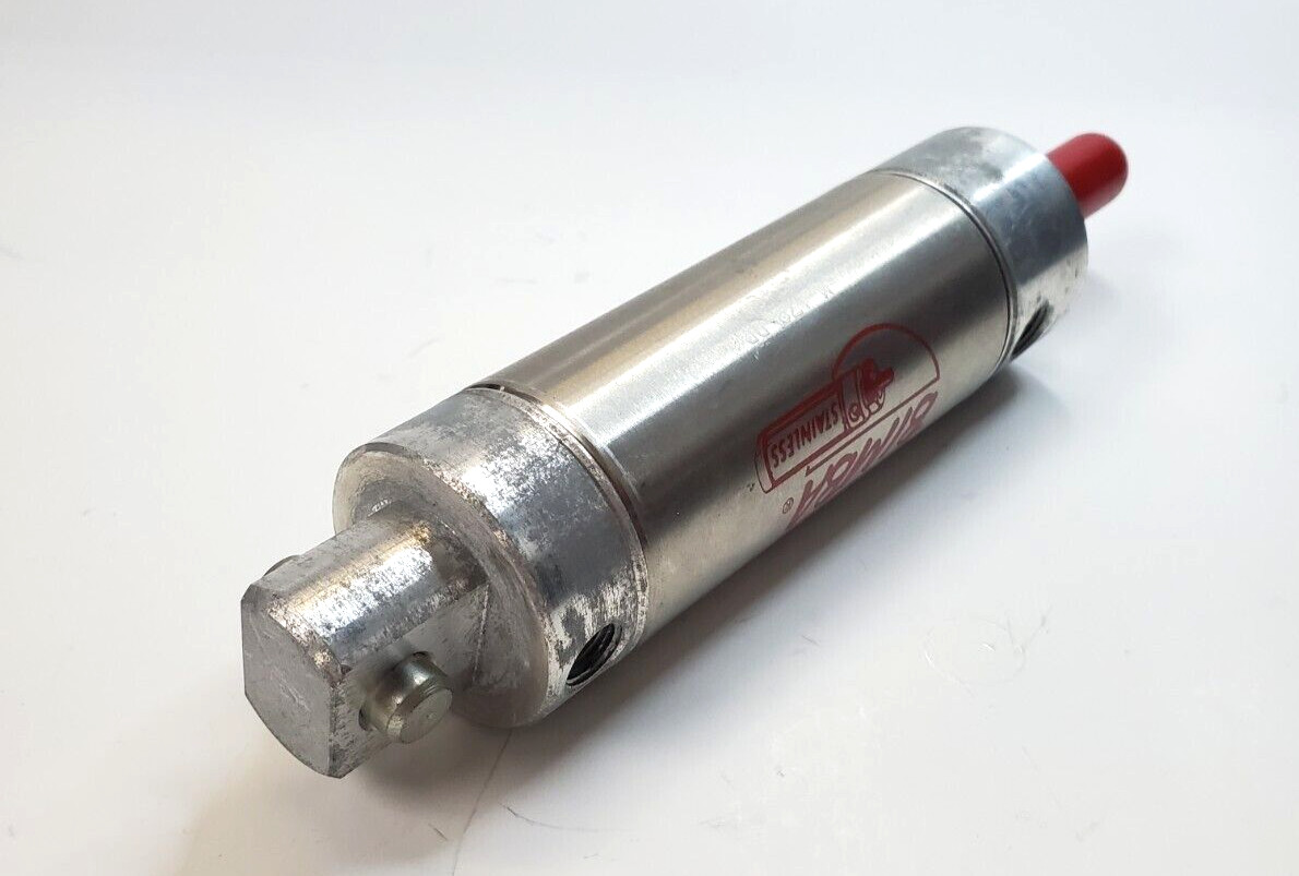 BIMBA PNEUMATIC CYLINDER 121-P 1″ STROKE 1-1/4″ BORE 7/16-20 THREADED ROD