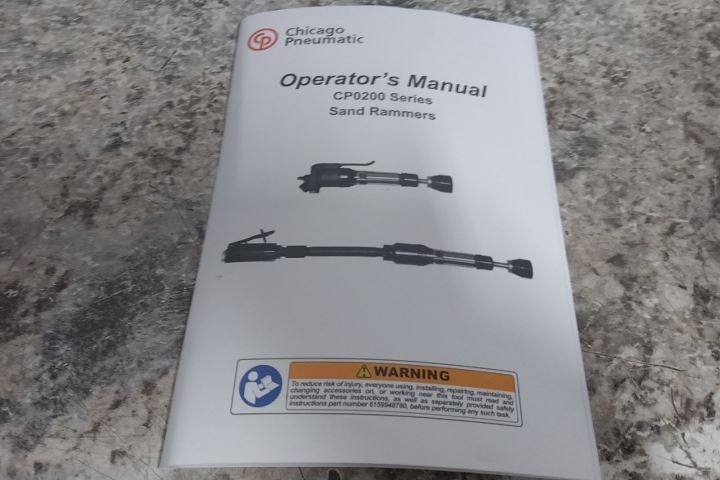 Chicago Pneumatic CP0200B25-2F 3/8 In NPT Air Inlet 4 In Stroke Sand Rammer