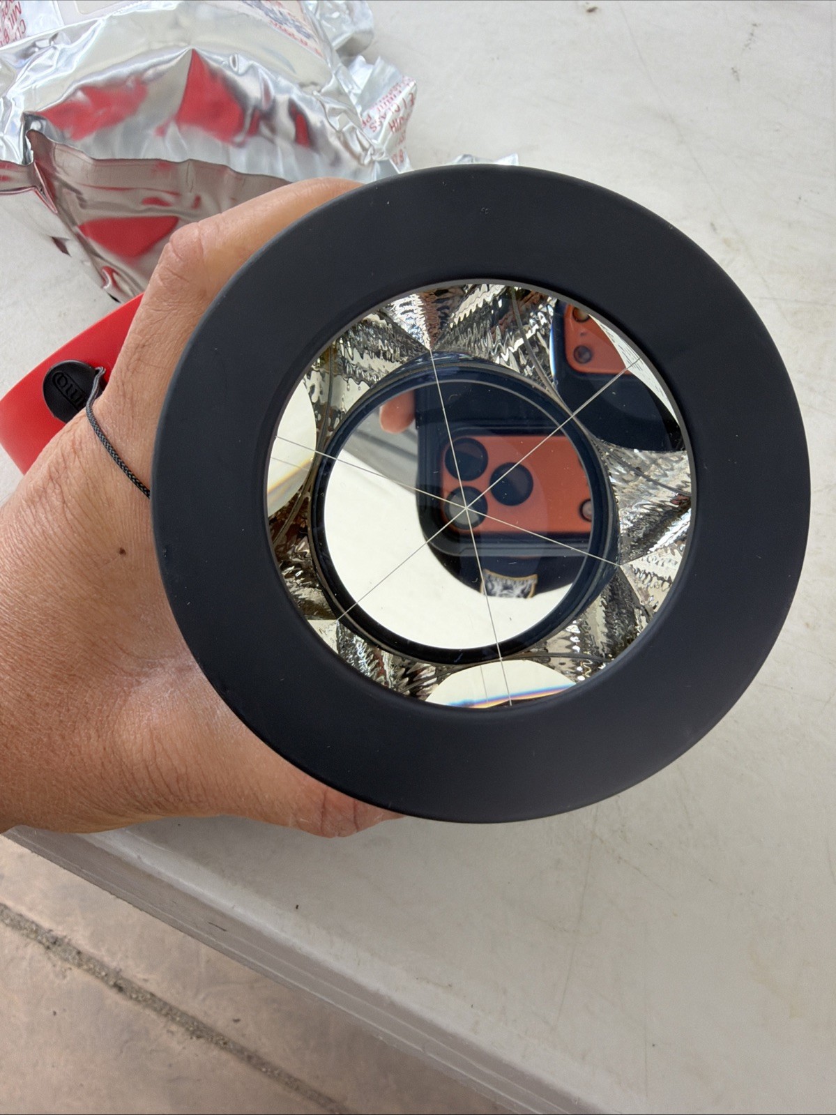 EG&G Gamma Scientific Adapter Lens Mount General Dynamics Retro Reflector🔥