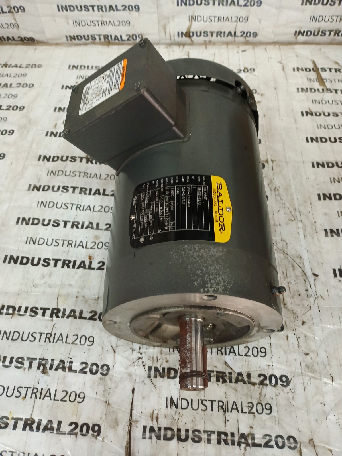 1HP BALDOR VM3556T MOTOR 1140RPM FR:145TC PH3