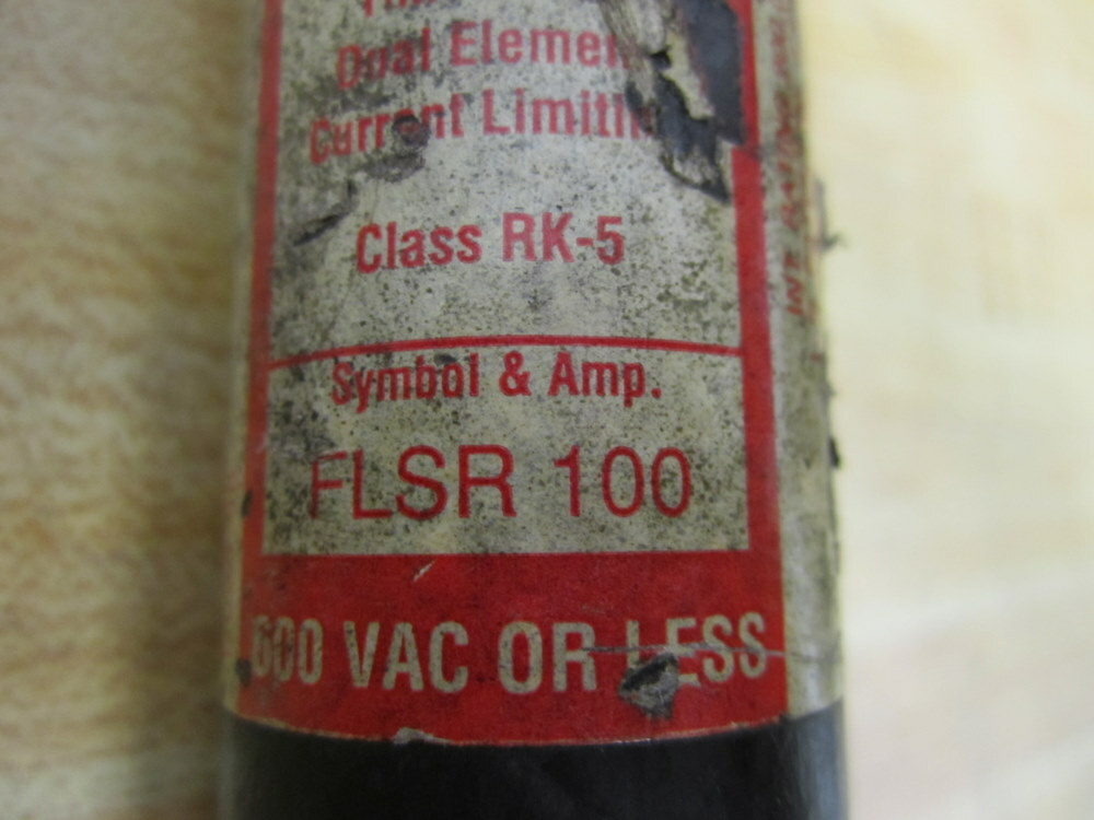Littelfuse FLSR 100 Fuse Cross Ref 486L49 (Pack of 3)