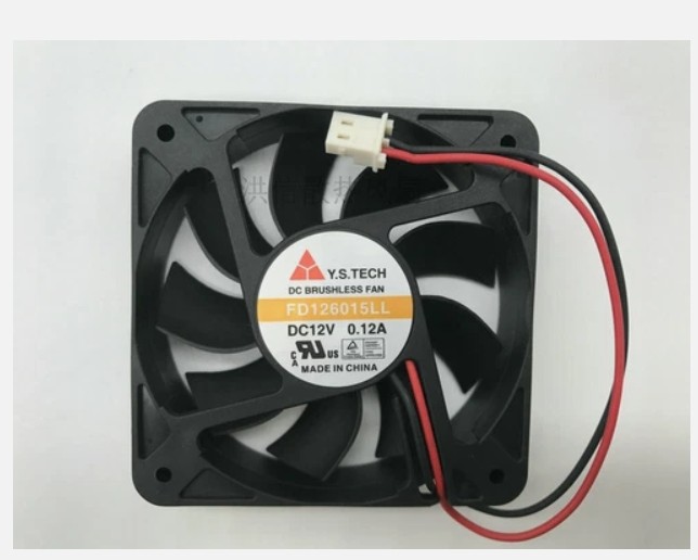 Y.S.TECH Fan FD126015LL DC12V 0.12A 6015 6CM 2 Pin