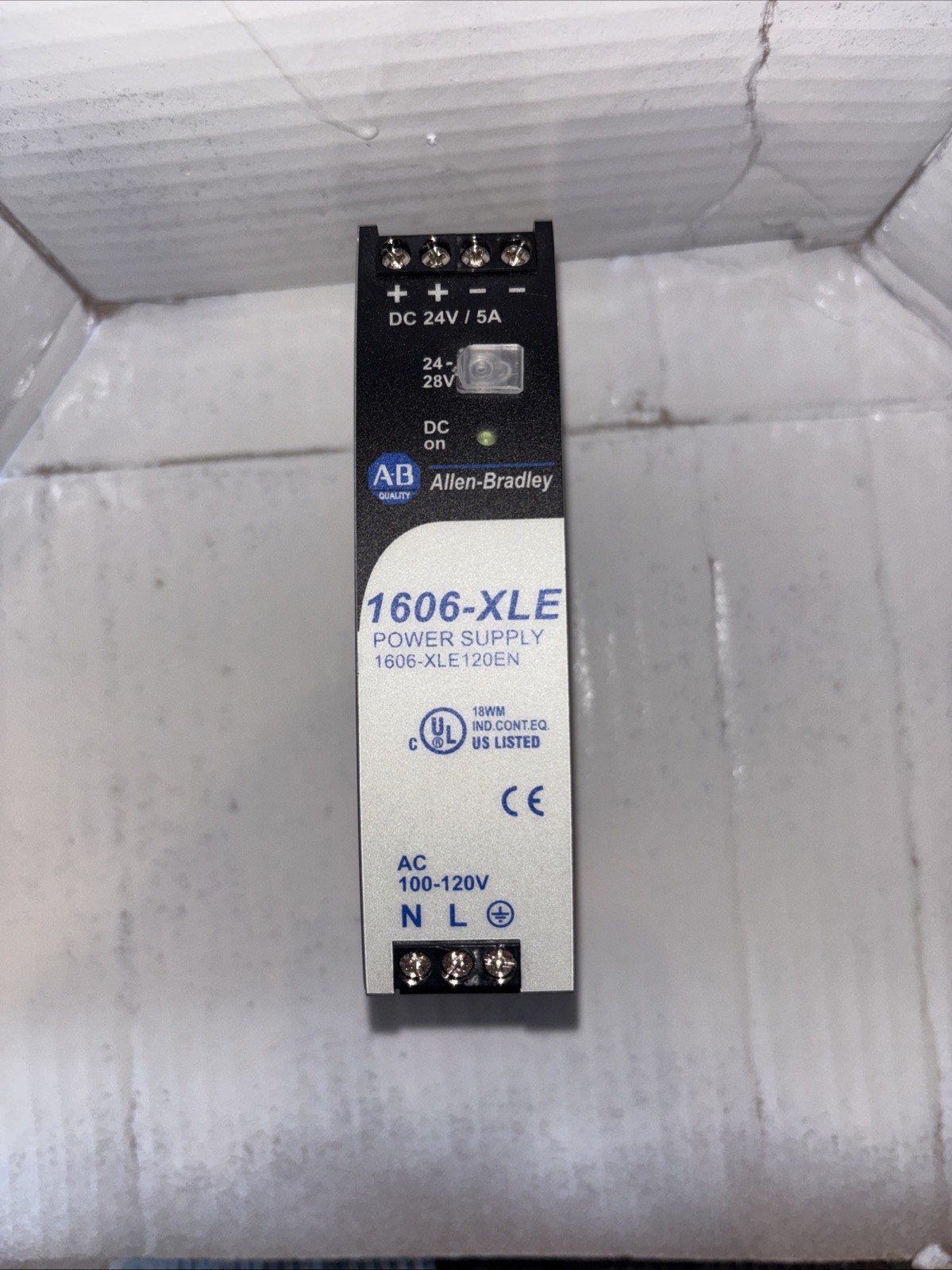 Allen Bradley Ser A 5Amp 24V 120W Power Supply 1606-XLE120EN