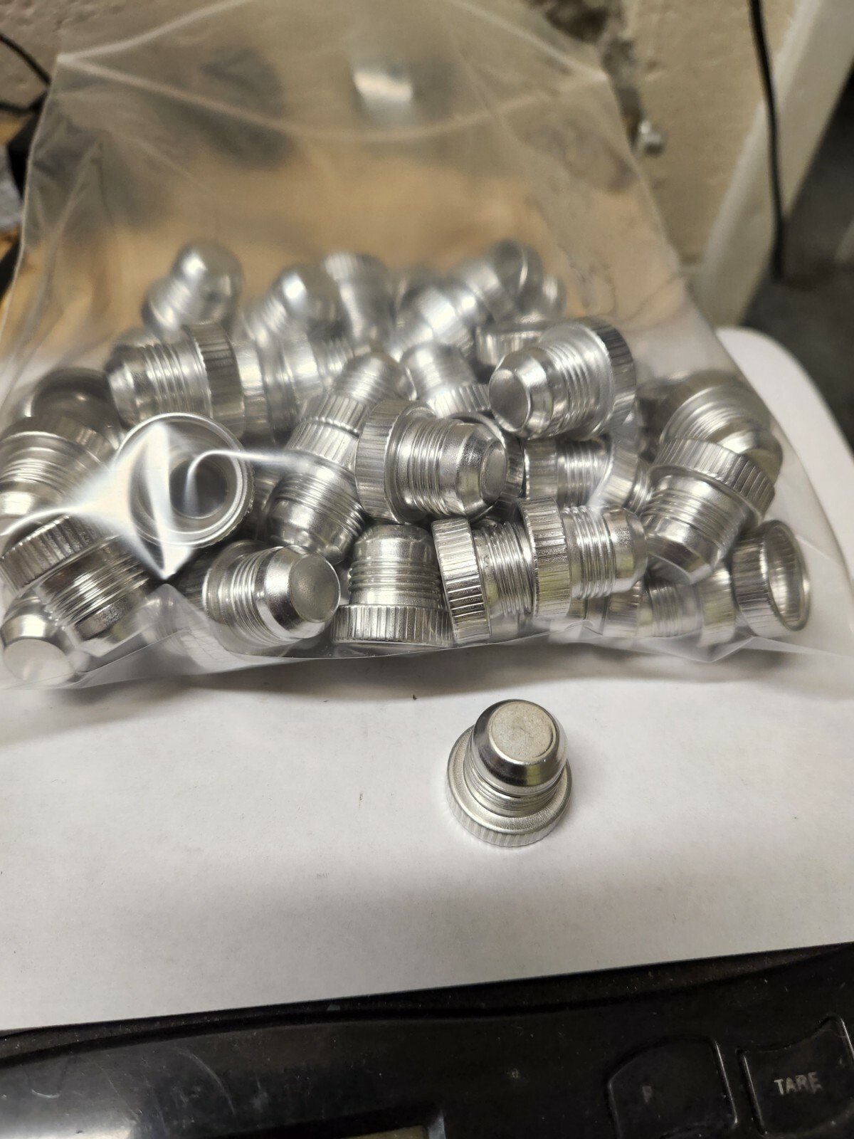 ASP-8,1/2, thread: 3/4-16, alum plug, flared fittings, ASP series Qty 72