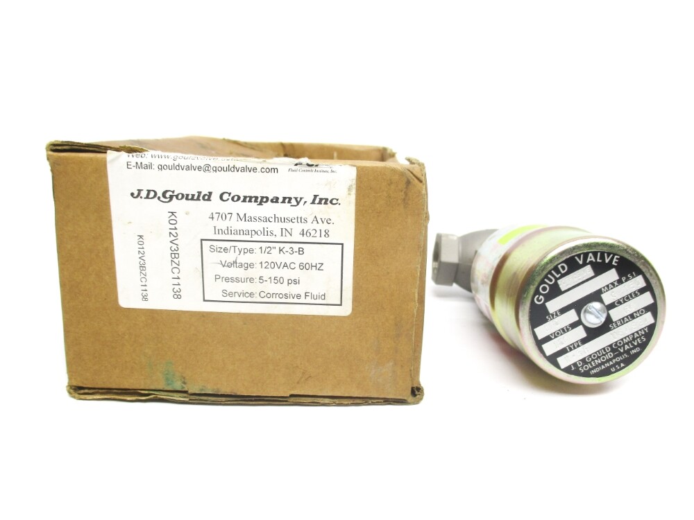JD GOULD COMPANY K-3B 120V 5-150PSI NSMP