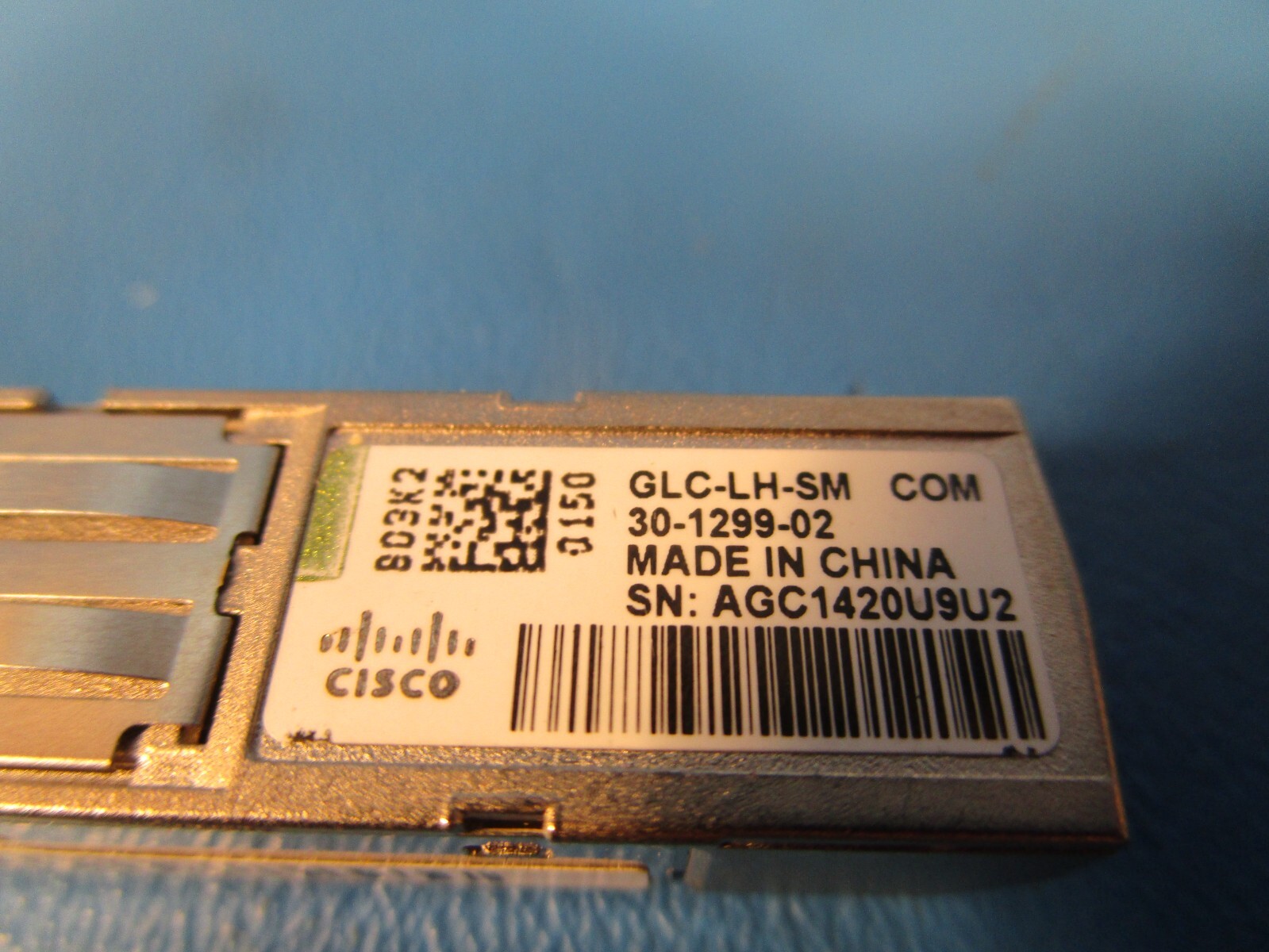 Cisco 30-1299-02, GLC-LH-SM Transceiver Module 1000Base-LX/LH SFP GBIC