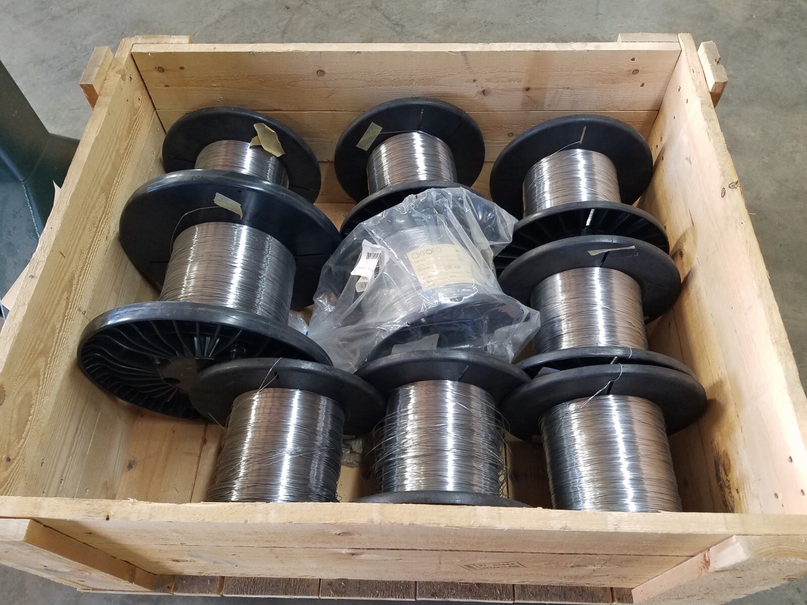 1x Crate of Oxford Superconducting Technology Superconducting Wire PN: NSC.0323