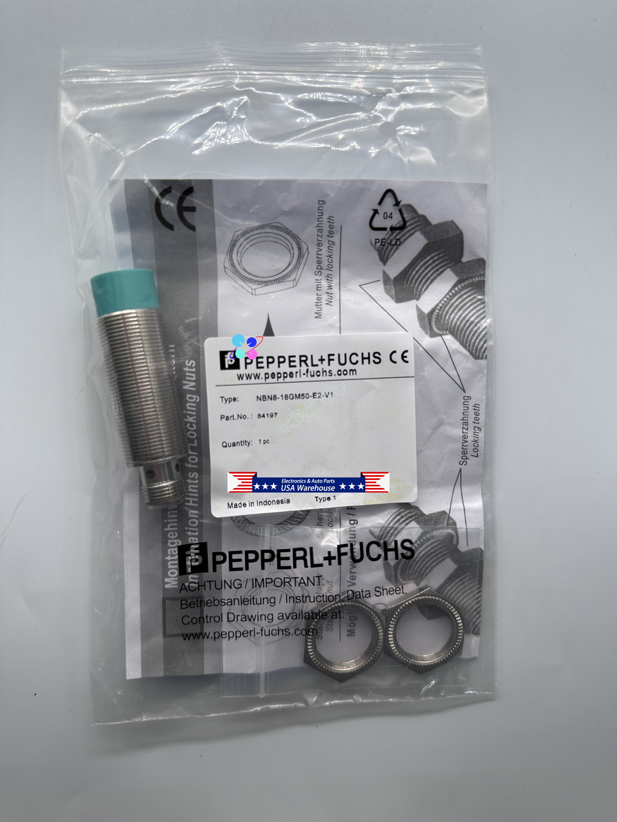 NEW For Pepperl+Fuchs NBN8-18GM50-E2-V1 Inductive Proximity Switch Sensor