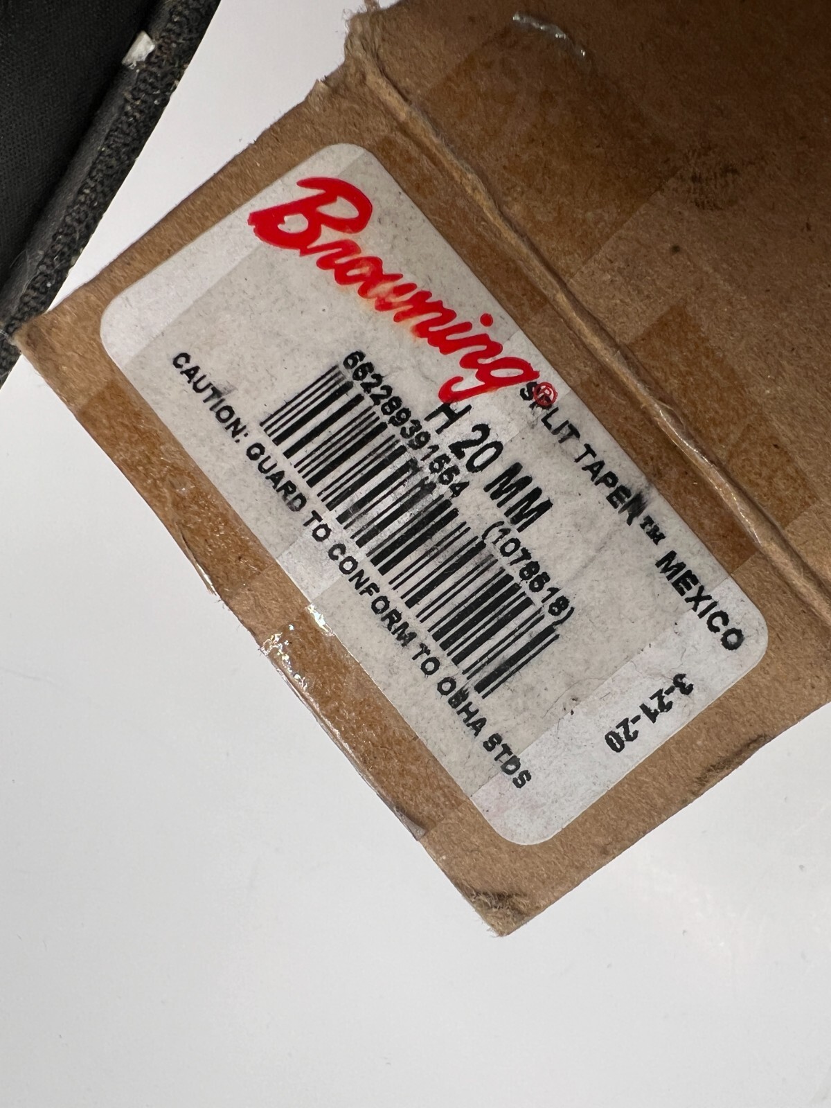 Browning Split Taper Bushing H 20 MM, Made in Mexico