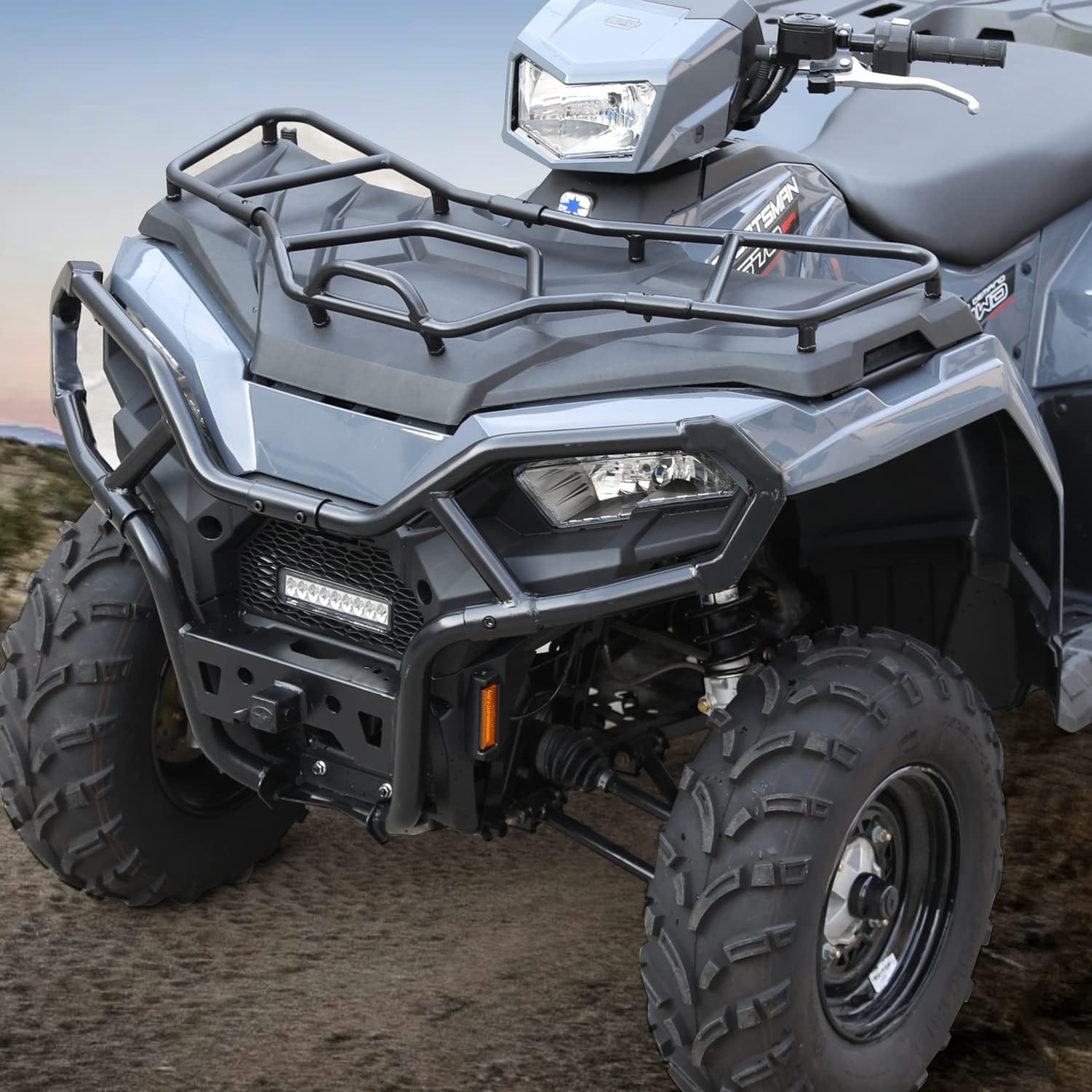 A & UTV PRO Front & Rear Bumper Guard Set for Polaris Sportsman 450/570 2021-…