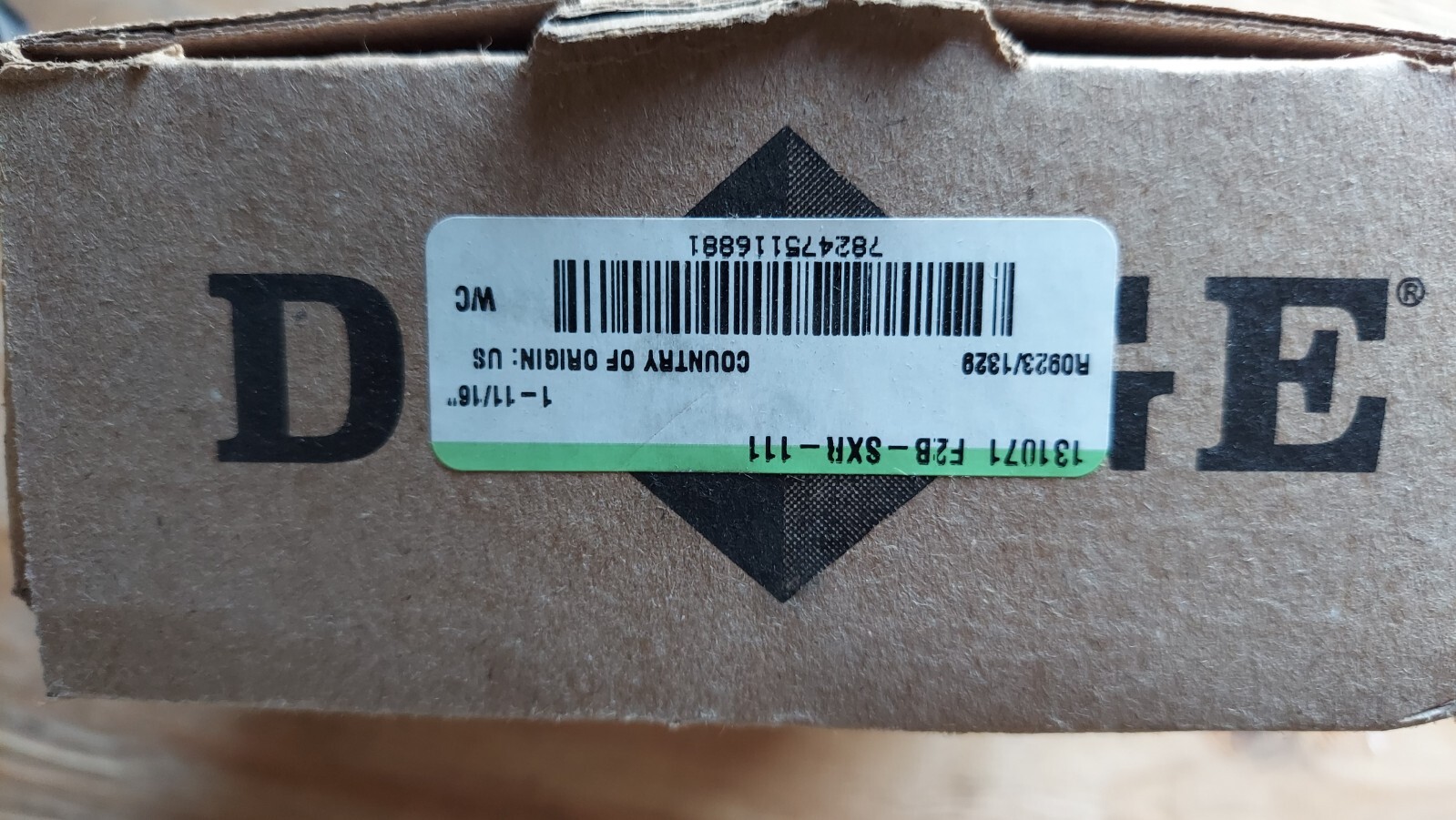 New ABB Baldor Dodge F2B-SXR-111 131071 Flange Bearing