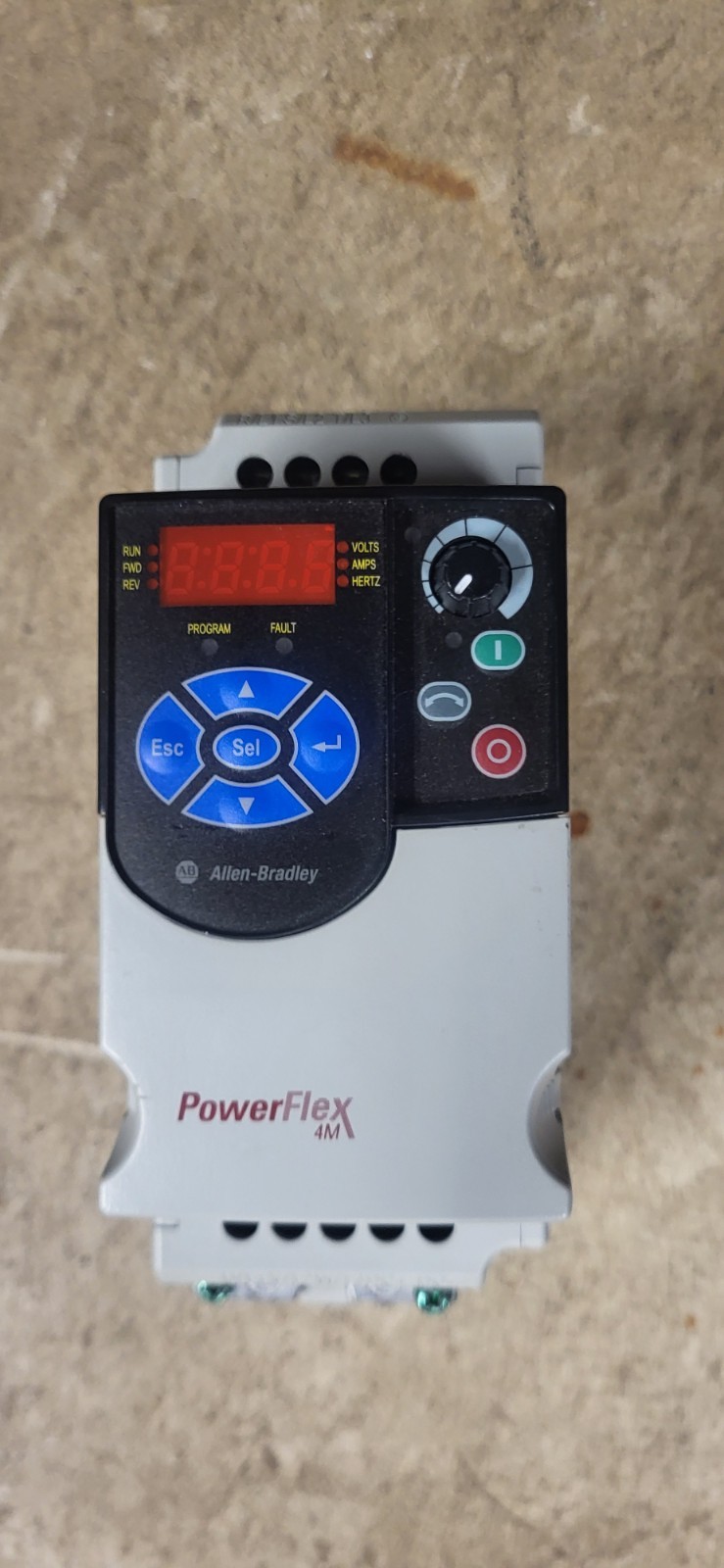 Allen-Bradley 22F-B2P5N103 AC Drive 0.5HP 0.4kW 240V 3PH in/Out & Power Supply.