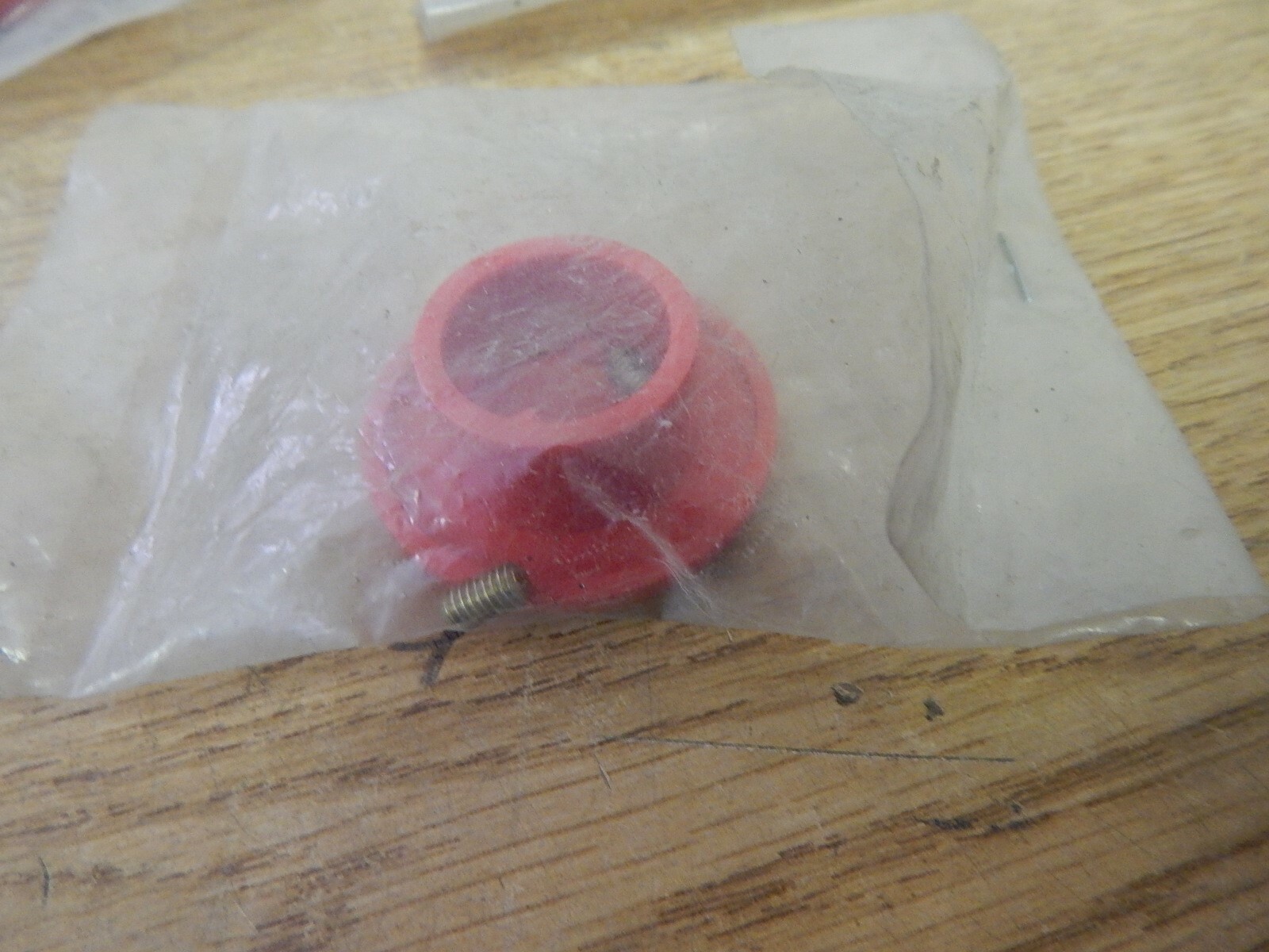 NEW Red Switch Cover/Cap 3/4″ Bore 1-1/2″ W 5/8″ H Lot of 3 *FREE SHIPPING*