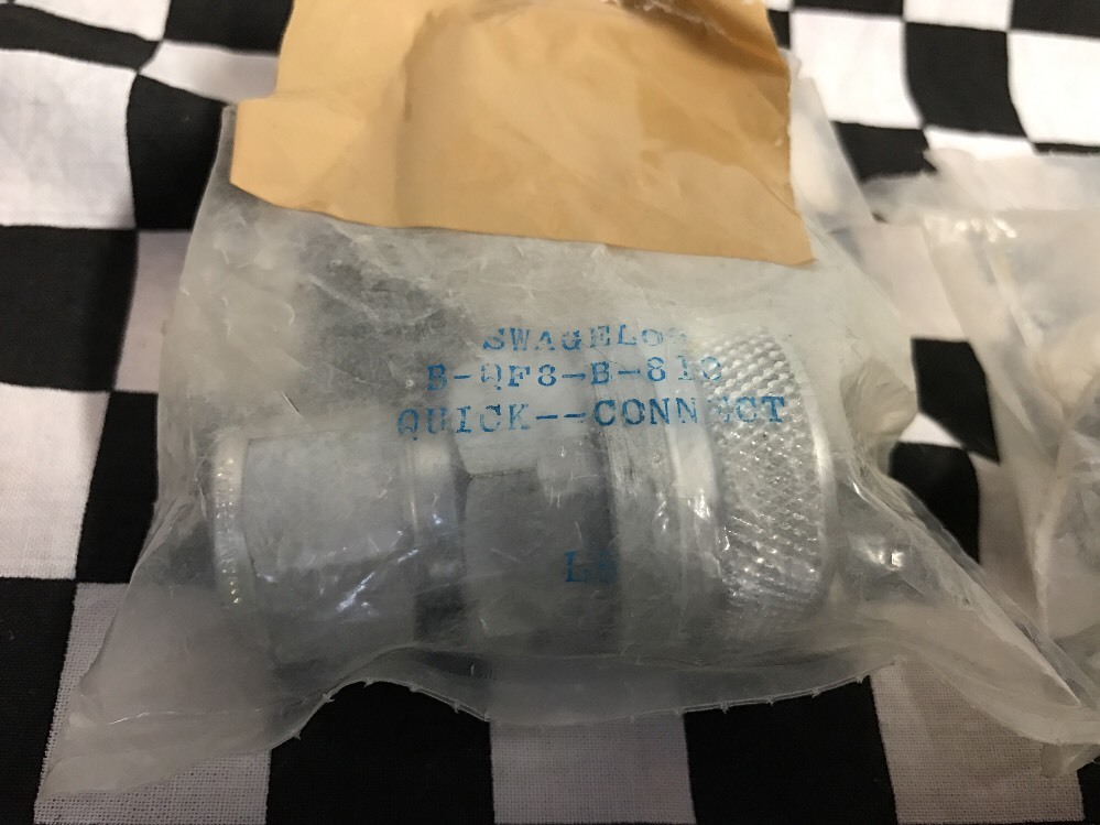 Lot Of 2, Swagelok Quick Connect, B-QF8-B-810, Shipsameday#1542B10