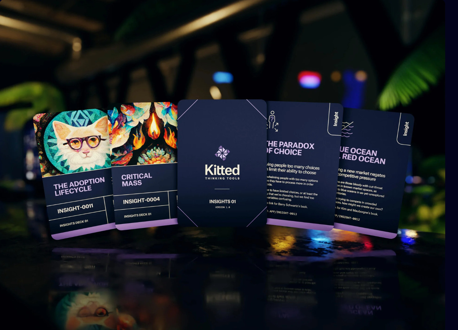 Kitted Professional Development Cards Strategic Thinking Tools Insights Deck 01