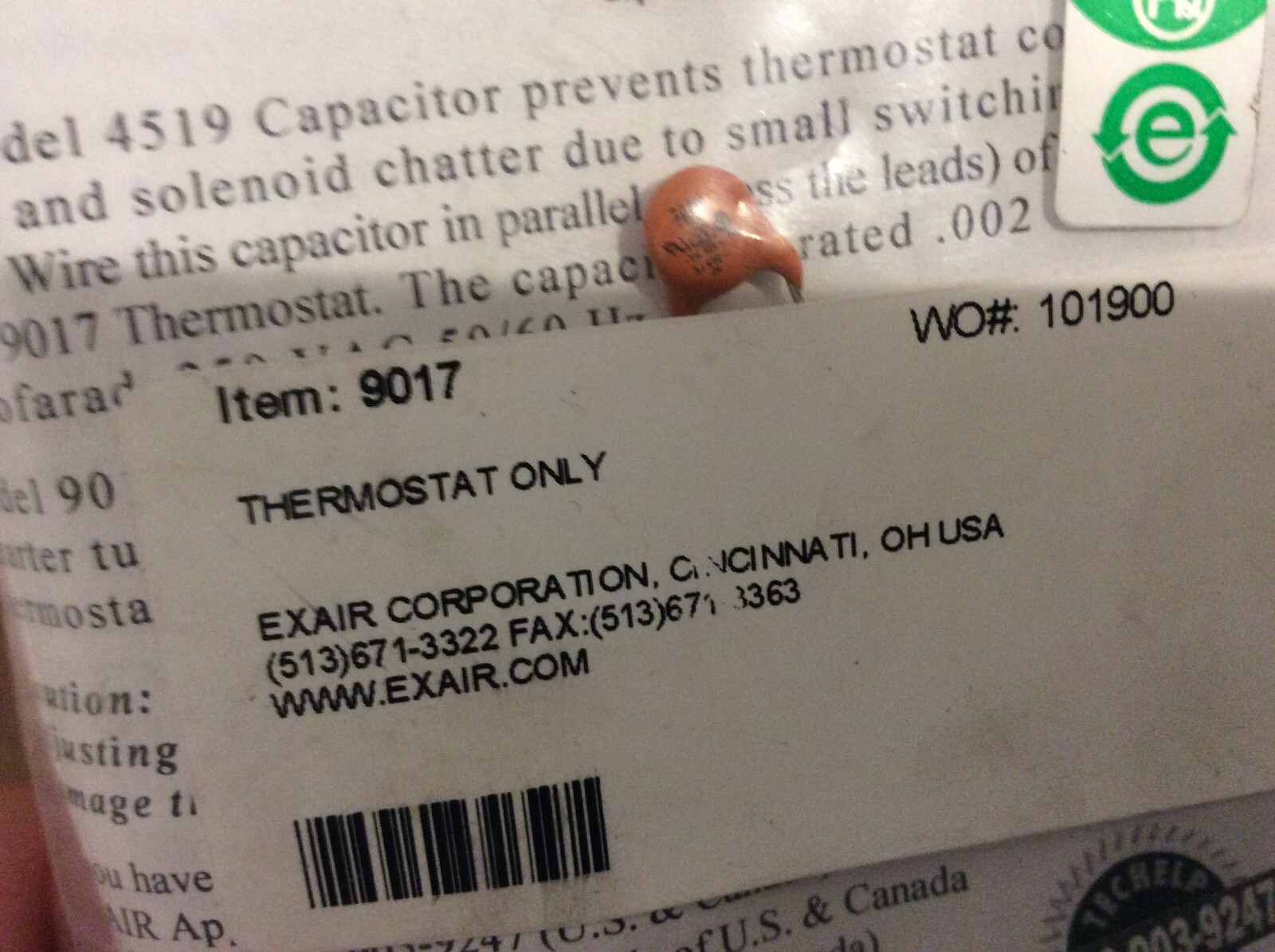 1 NEW FENWAL 01-018023-305 THERMOSWITCH TEMPERATURE CONTROLLER NIP