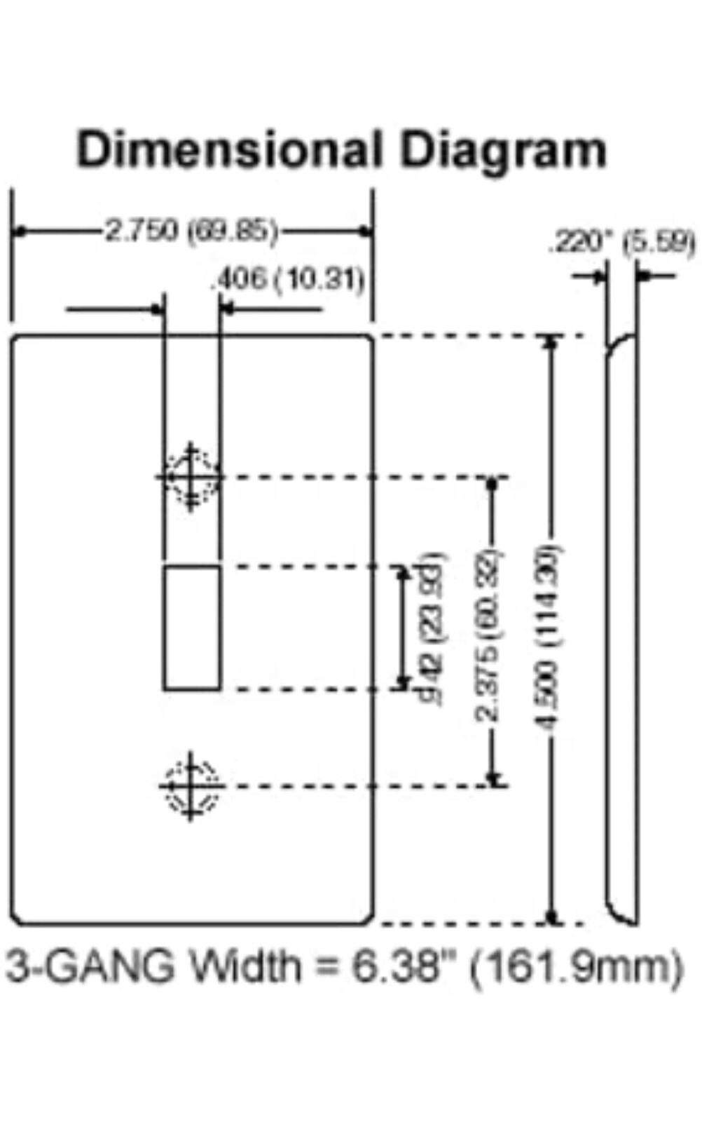 Leviton 80421-W 2-Toggle 1-Decora/GFCI Device Combination Wallplate (Pack of 10)