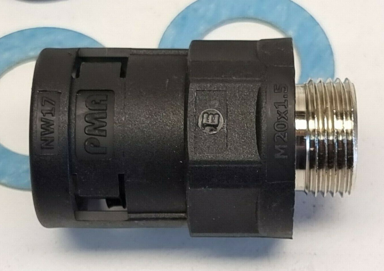 PMA NVNV-M207-10 PMAFIX Straight Connector M20x1.5 NW17 Pack of 2