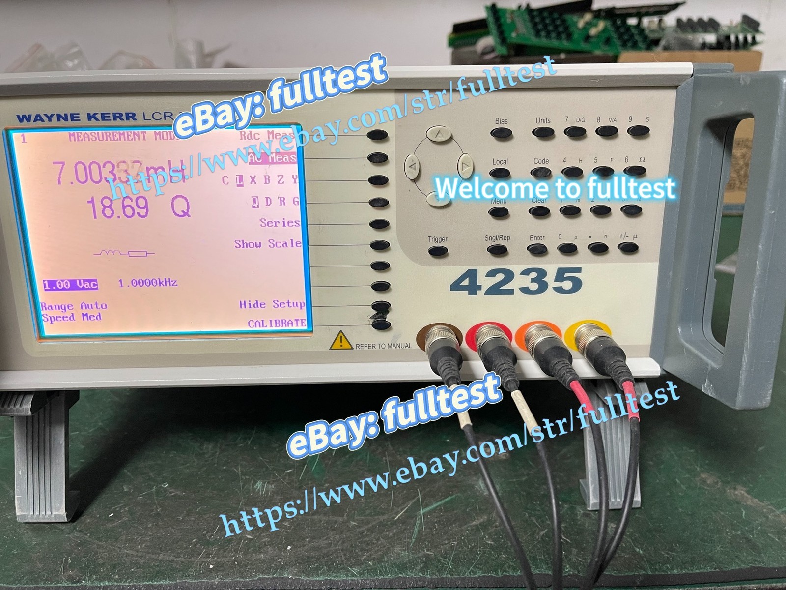 WK WAYNE KERR WK4235 LCR METER 200KHZ by express-fulltest