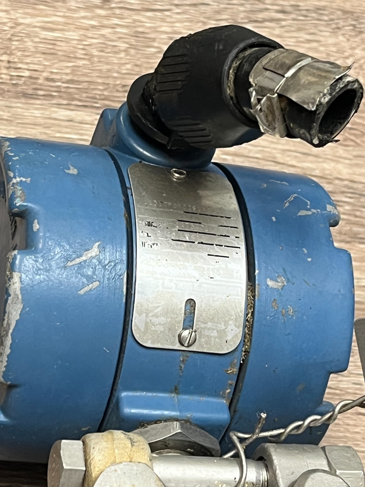 Rosemount 1151GP6 0-400 PSI HART Transmitter w/Plate