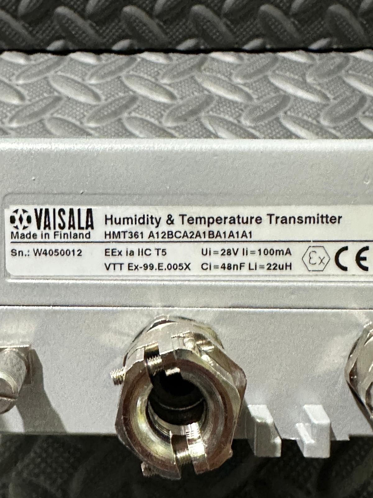 Vaisala HMT361 A12BCA2A1BA1A1A1 Humidity & Temperature Transmitter