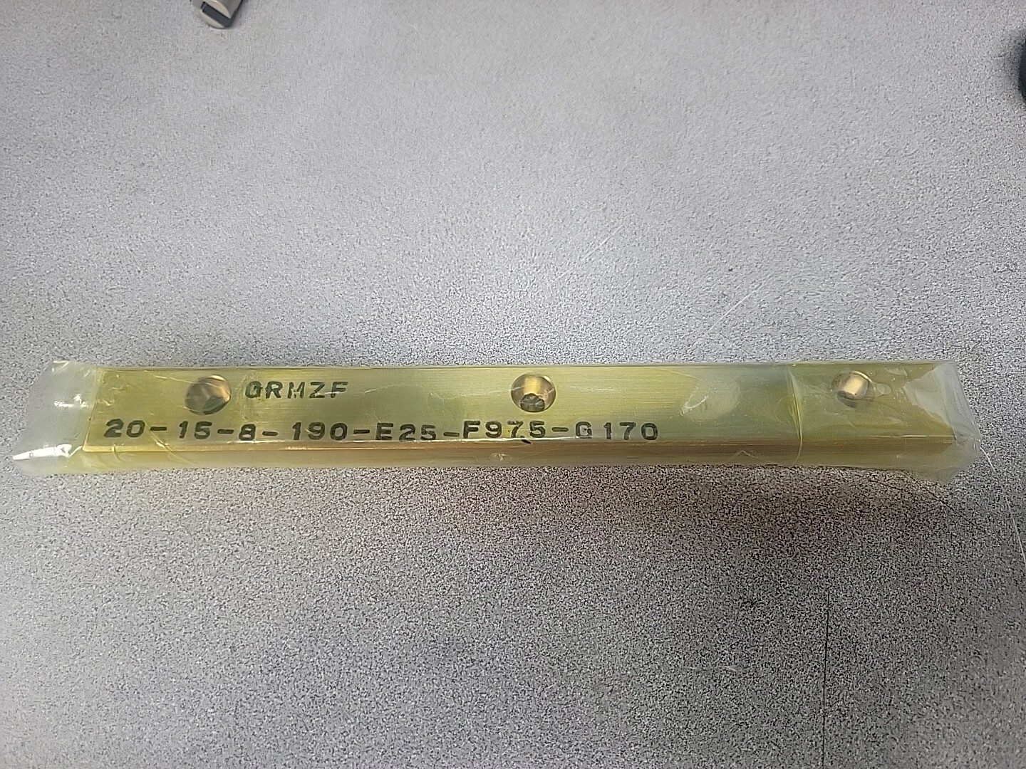 SELF LUBE ANCHOR LAMINA METRIC BRONZE SELF LUBRICATING L-GIBS 15MM X 20MM X 7″
