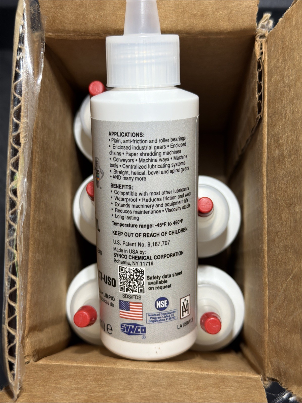 Super Lube Bottle Oil with PTFE (High Viscosity) 4 Oz. – Lot of 6