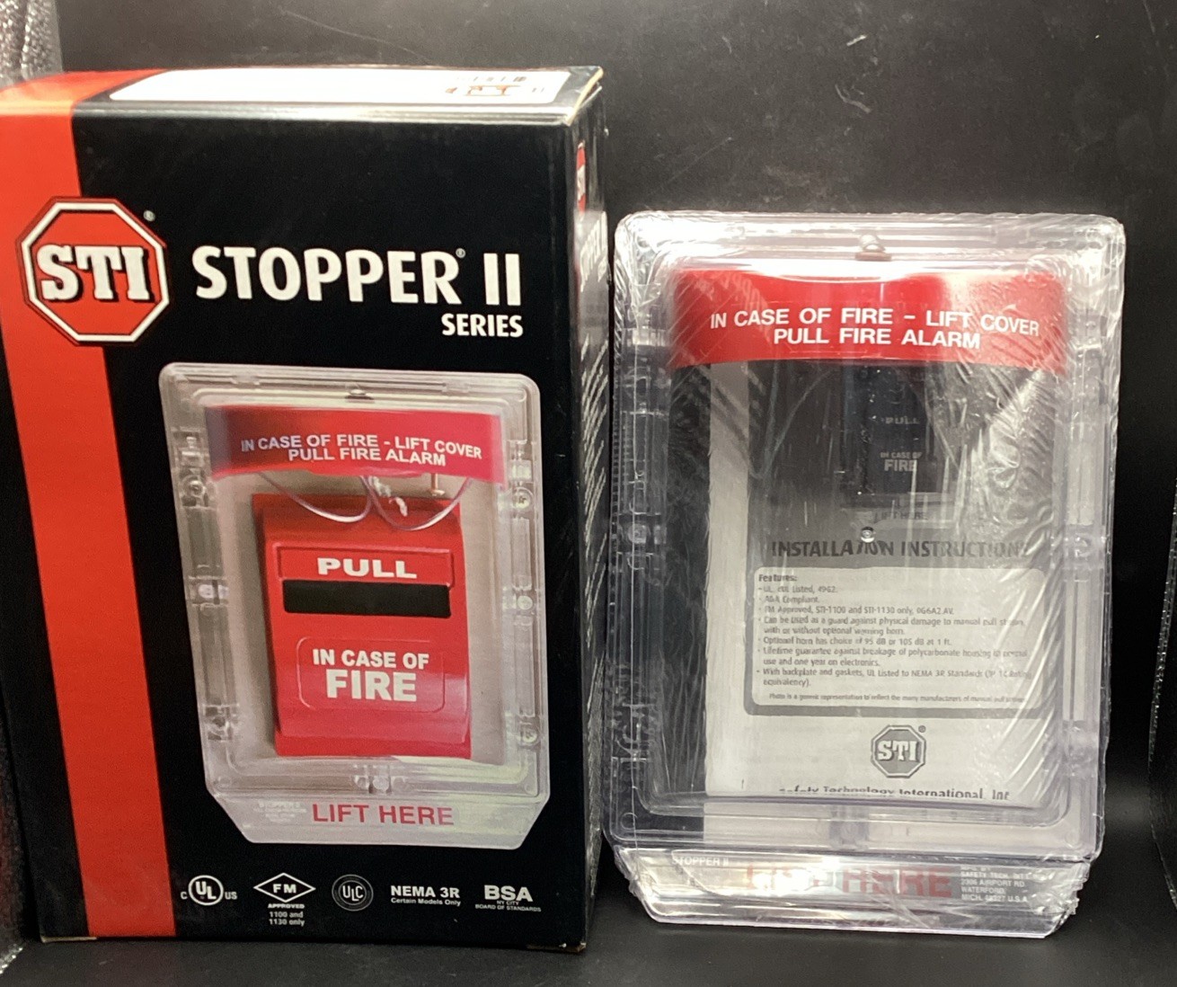 NEW STI stopper II with horn, False fire alarm stopper flush mount ST1-1100