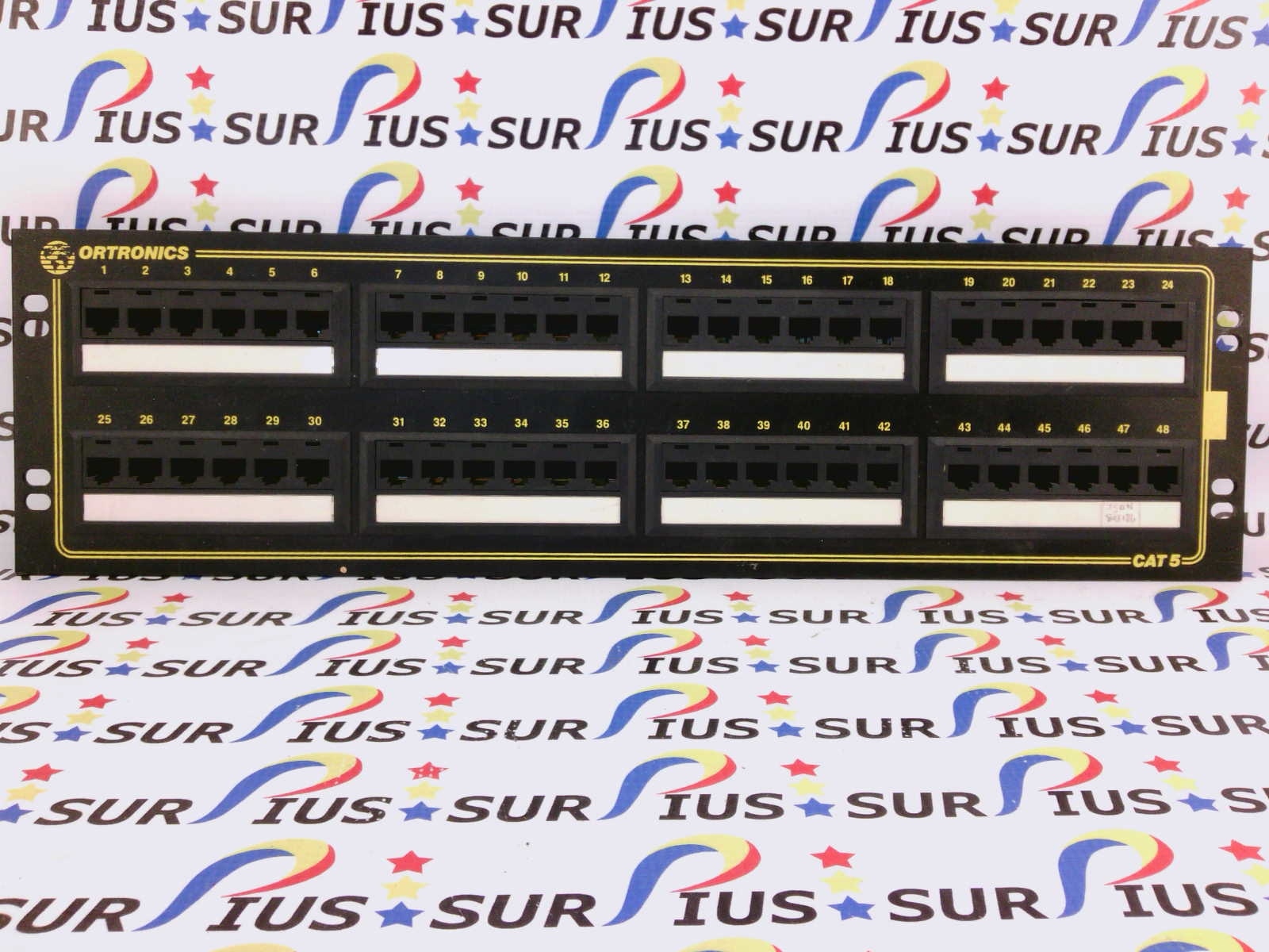 USSP Ortronics OR-851004912 48 Port 568b Cat5 Patch Panel Category 5 19″ Rack