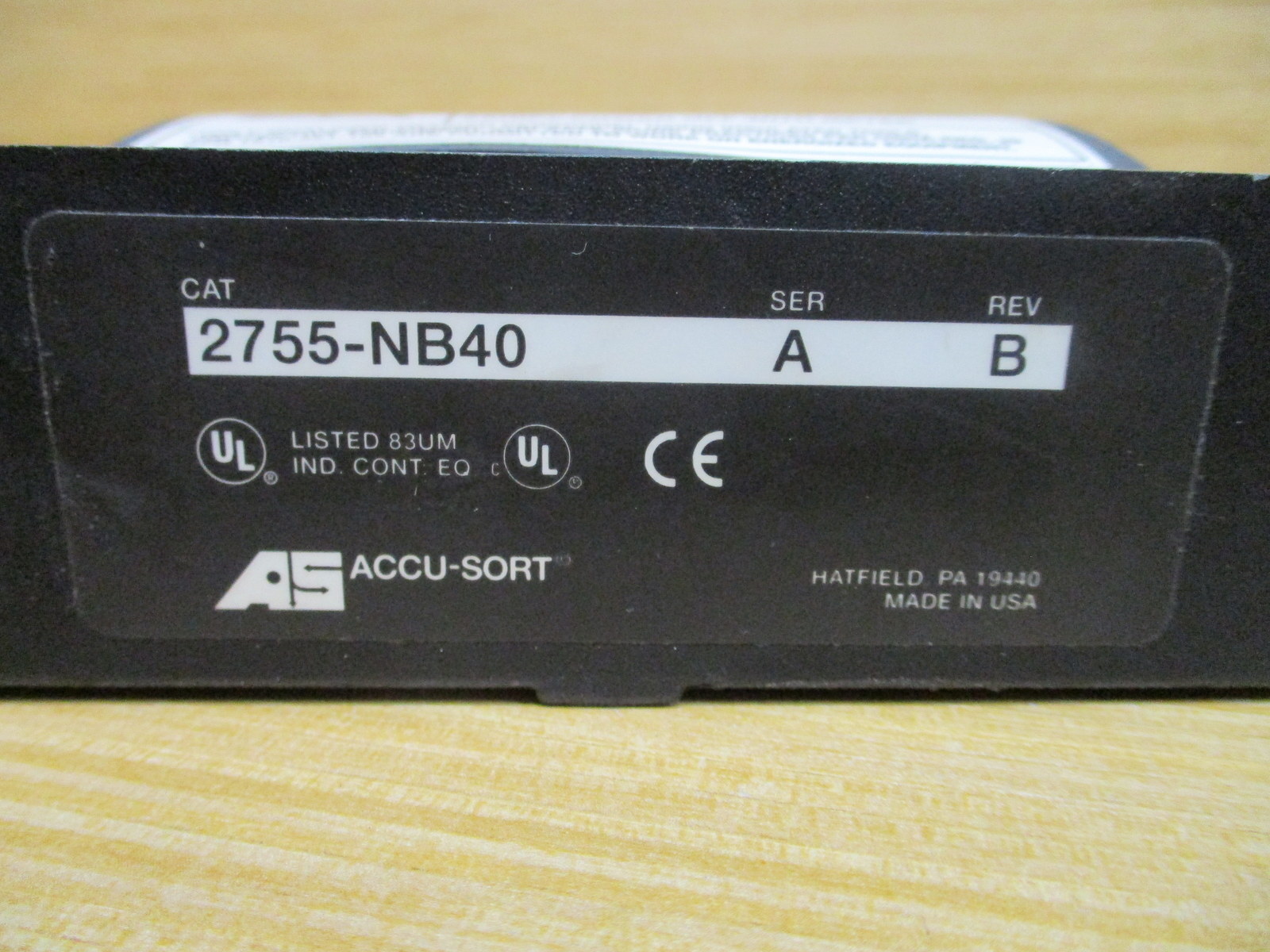 Accu-Sort 2755-NB40 Adaptascan Wiring Base 2755NB40