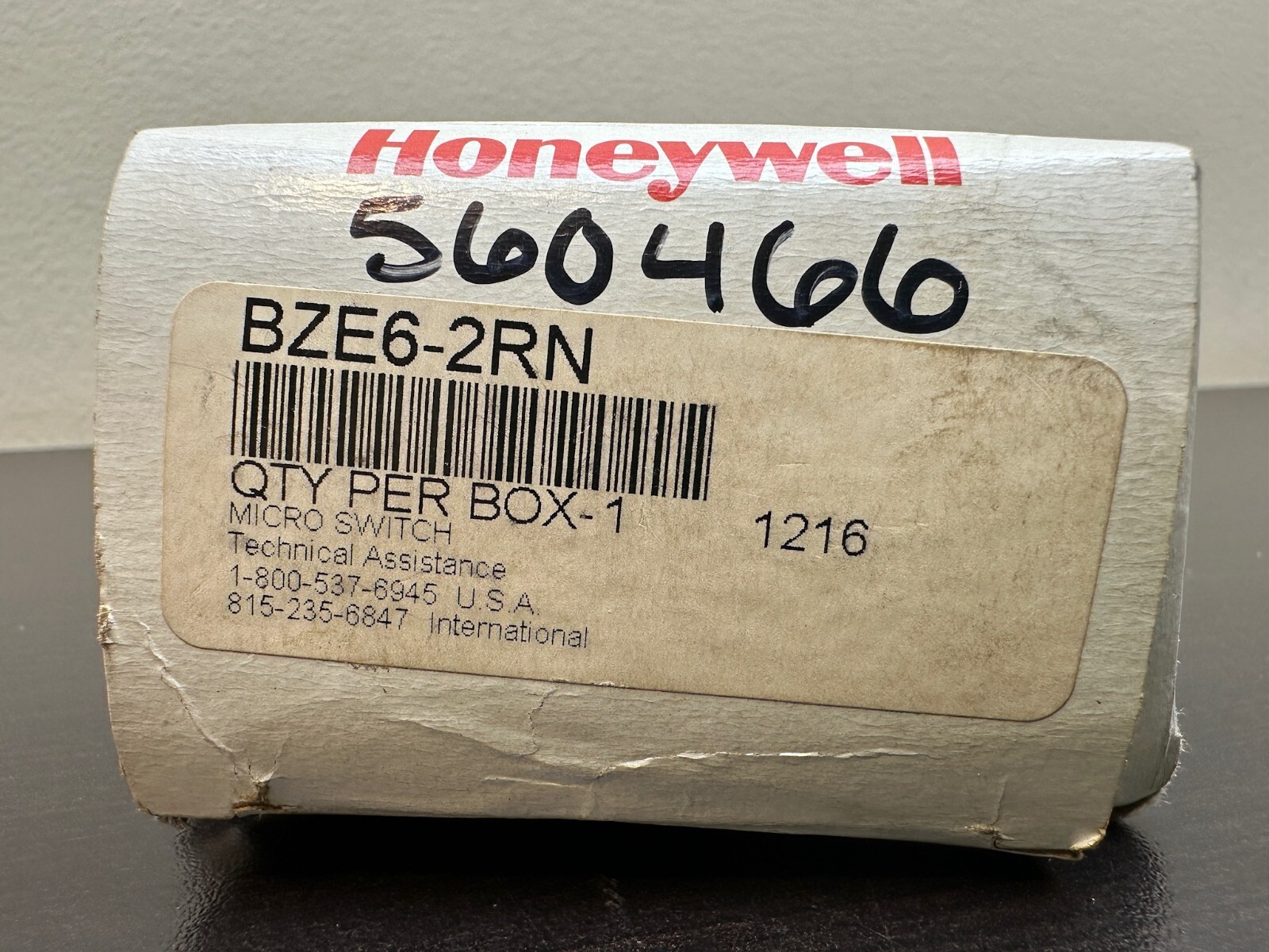 New Honeywell BZE6-2RN