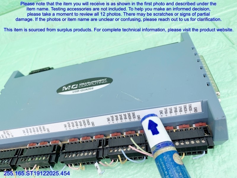 Measurement Computing USB-QUAD08 USB Interface Device as in photos, sn:9456, DHL