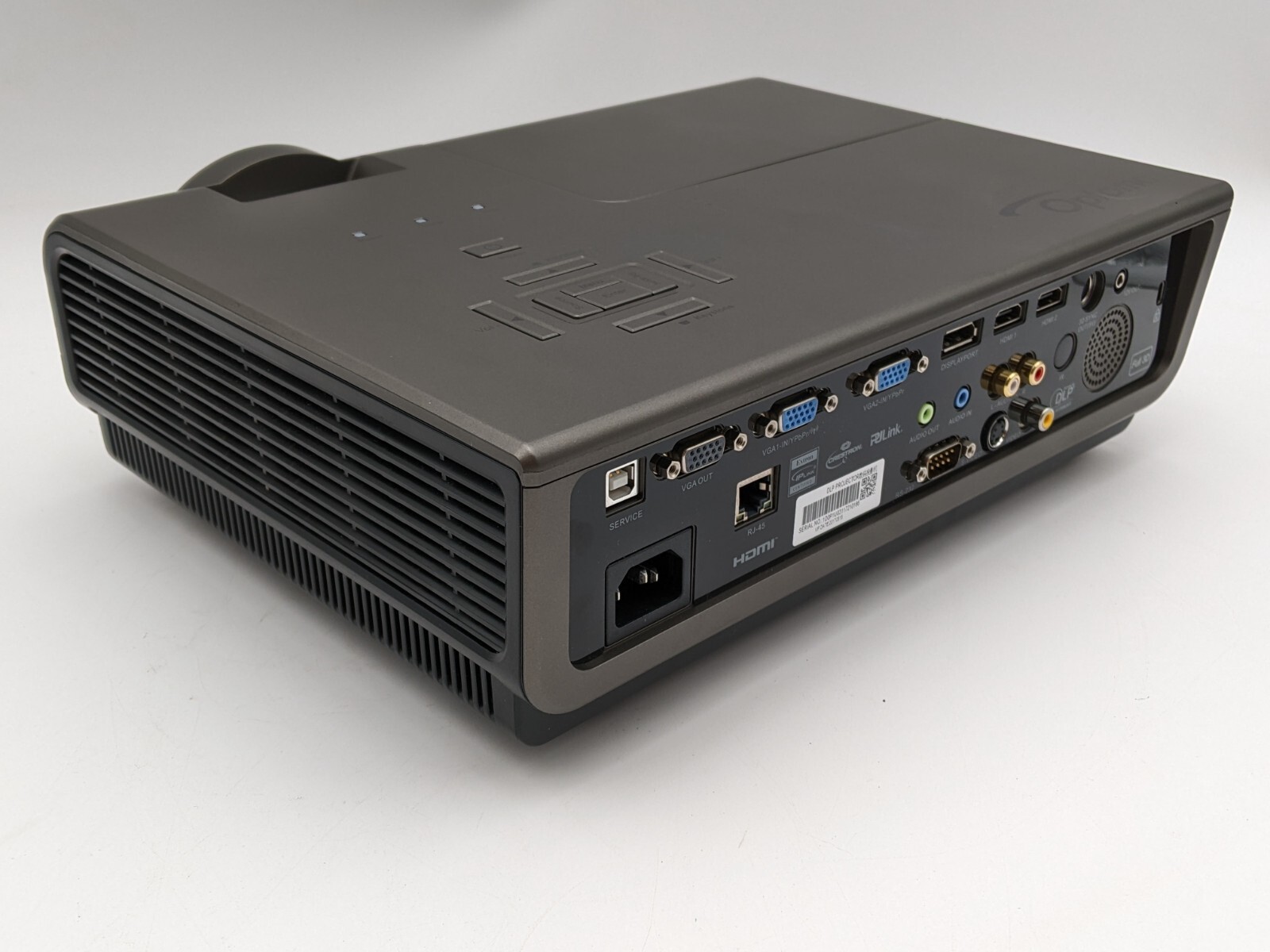 Optima Crestron DAEHUZZ EH500 Projector Office Conference Room 3D HDMI VGA Used
