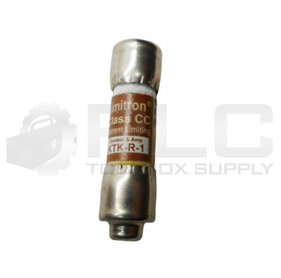 NEW BOX OF 6 BUSSMANN KTK-R-1 LIMITRON FUSE 1A 600VAC