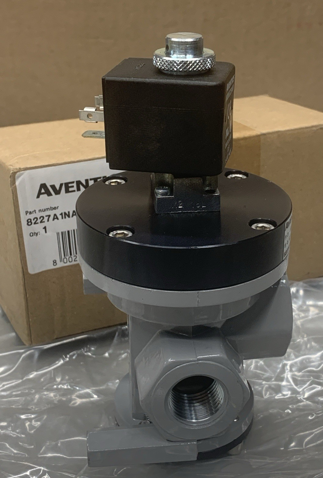 AVENTICS 8227A1NA41A00F1 POPPET VALVE 1/2″ PORTS **NEW**