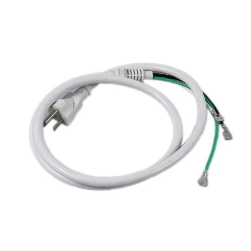 Whirlpool W10708076 1/2″ Power Cord, PVC, 3-Prong, 10 Ft, Electrical Cable