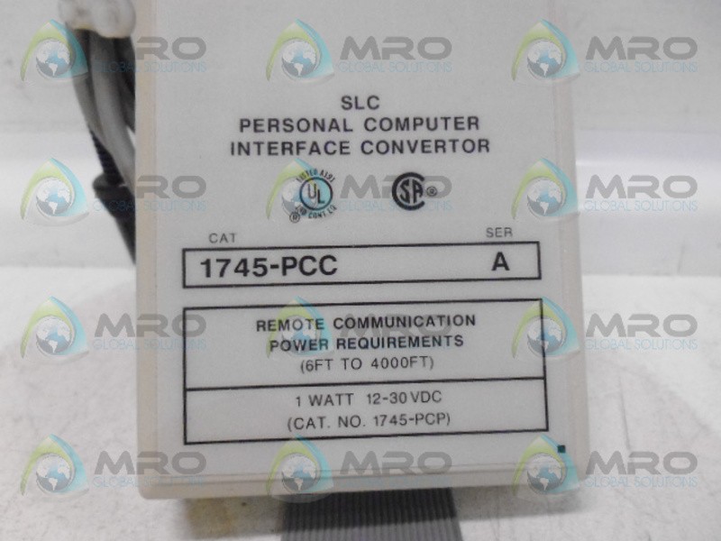 INDUSTRIAL SPARE PART 1745-PCC SER. A NSMP