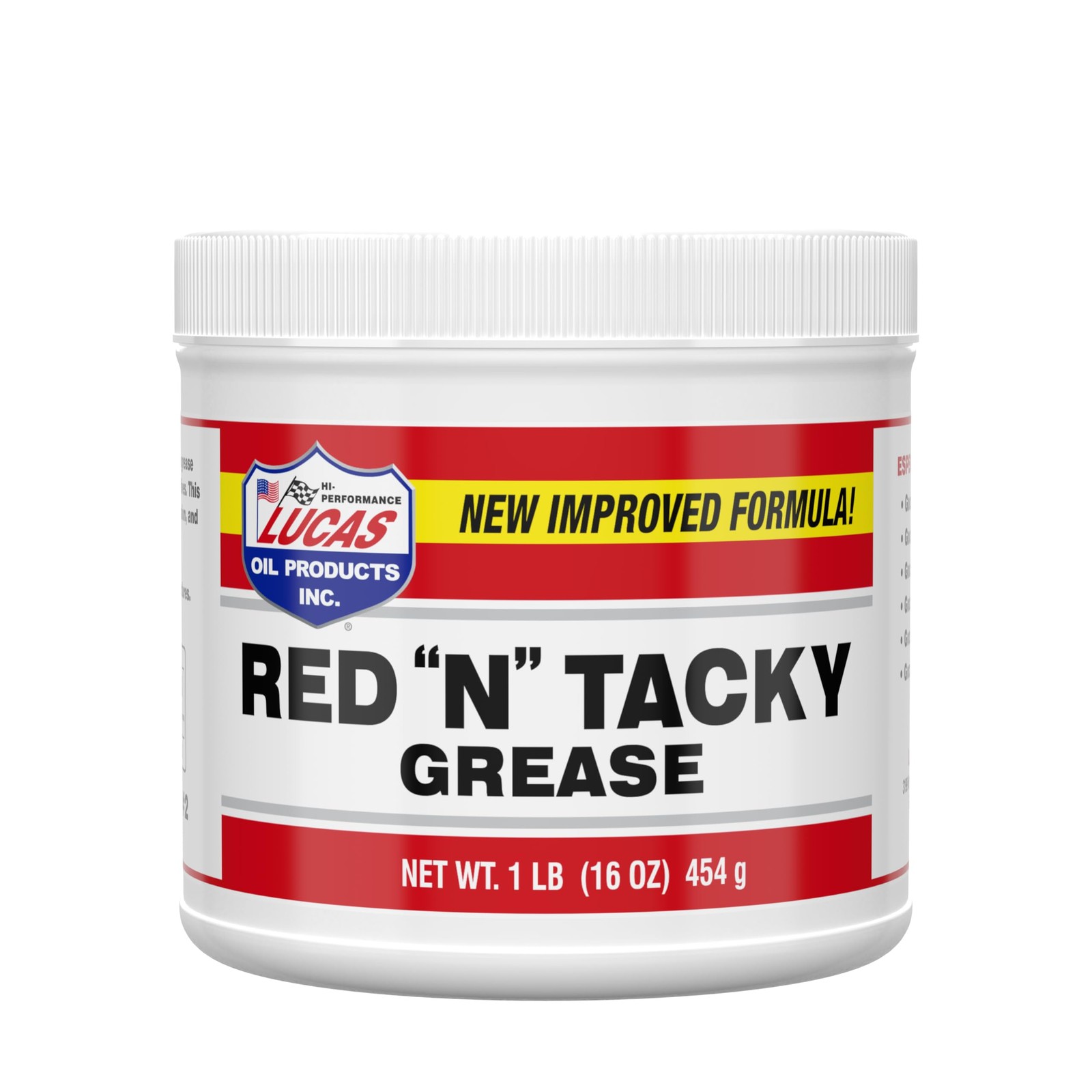Lucas Oil 10574 Red “N” Tacky Grease – 1 Pound 16 Ounce