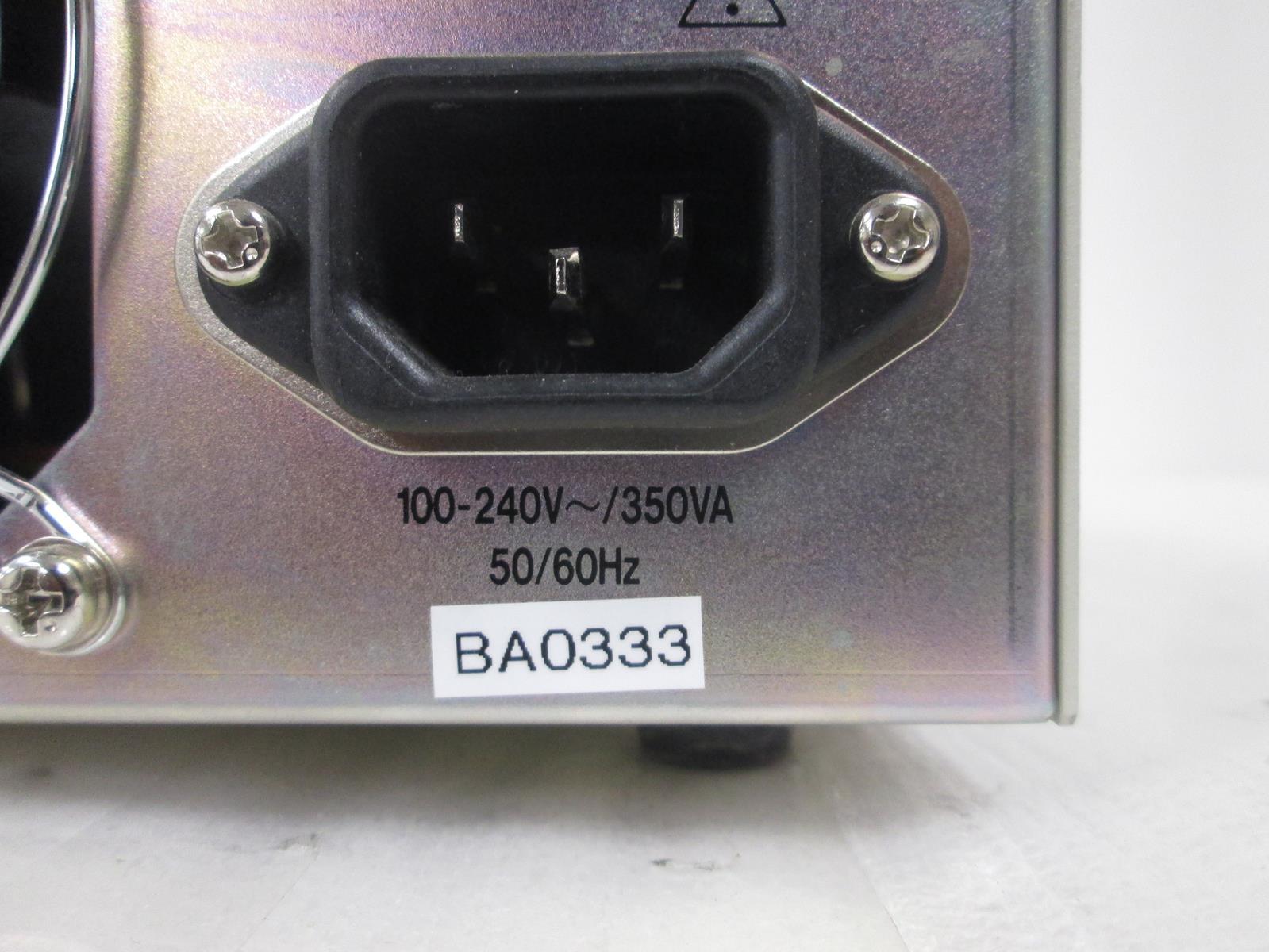 HAMAMATSU PHOTONICS C8849 REGULATED CURRENT POWER SUPPLY FOR MODEL XE HG-LE LAMP